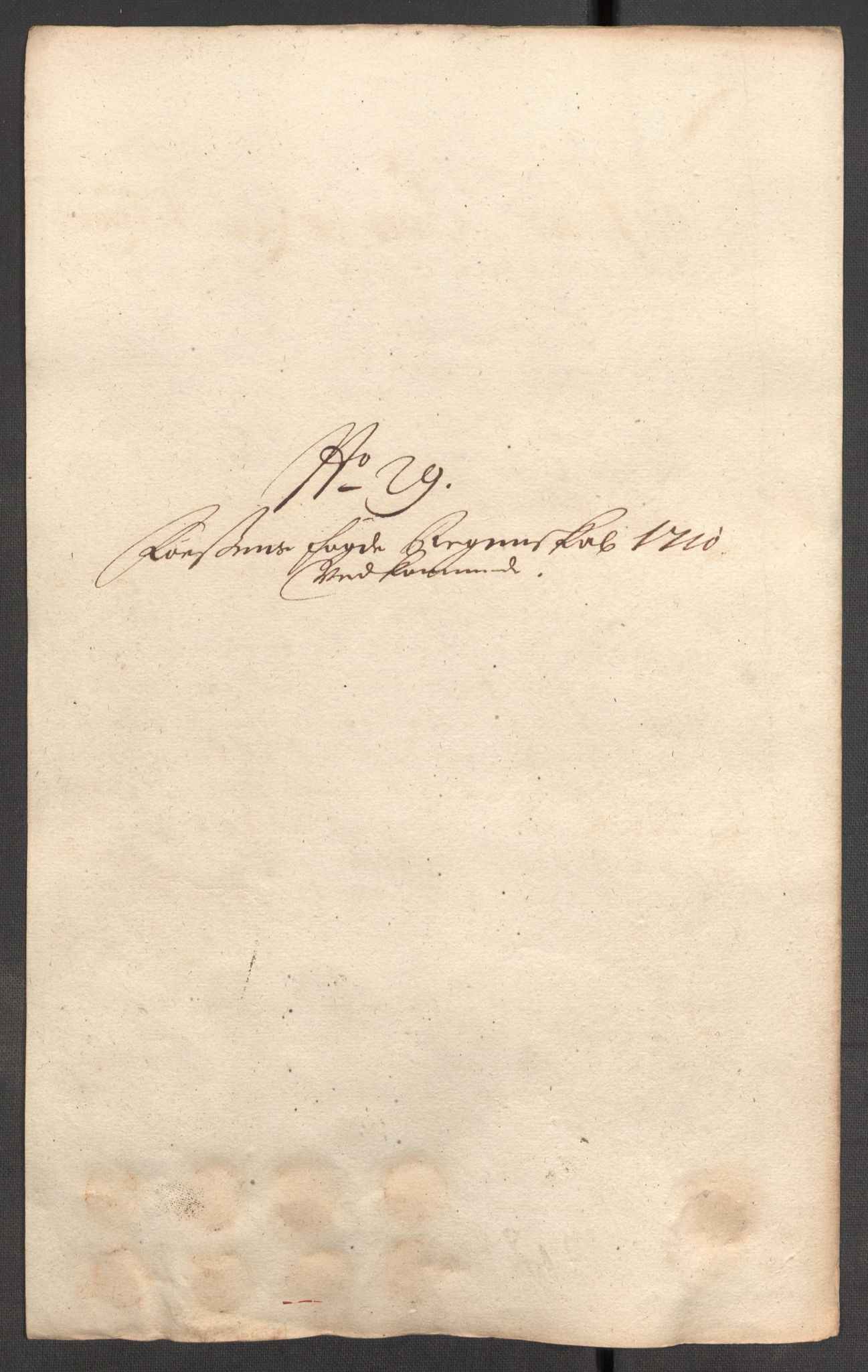 Rentekammeret inntil 1814, Reviderte regnskaper, Fogderegnskap, AV/RA-EA-4092/R57/L3859: Fogderegnskap Fosen, 1710, s. 167