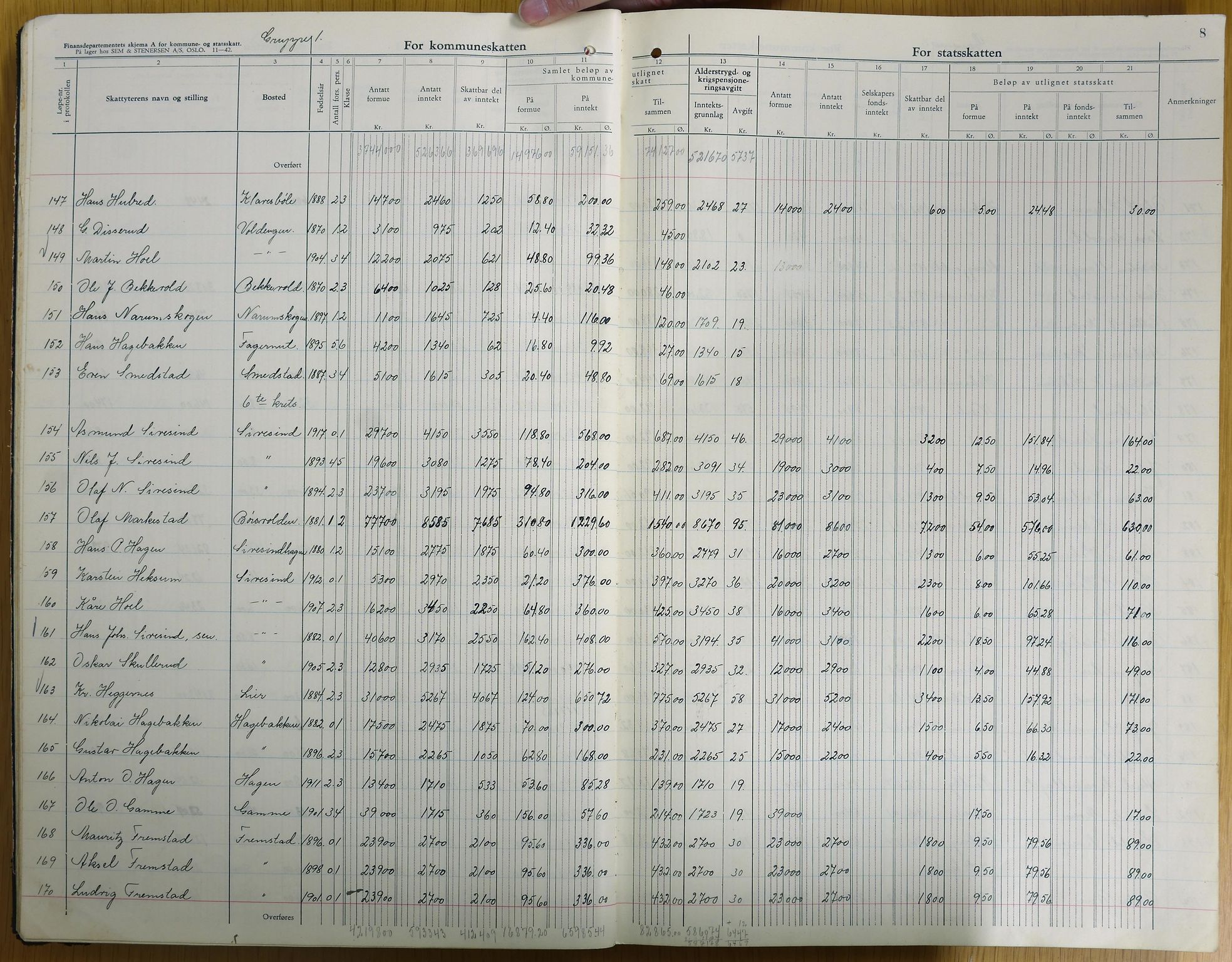 Vestre Toten kommunearkiv*, KVT/-/-, 1943-1944