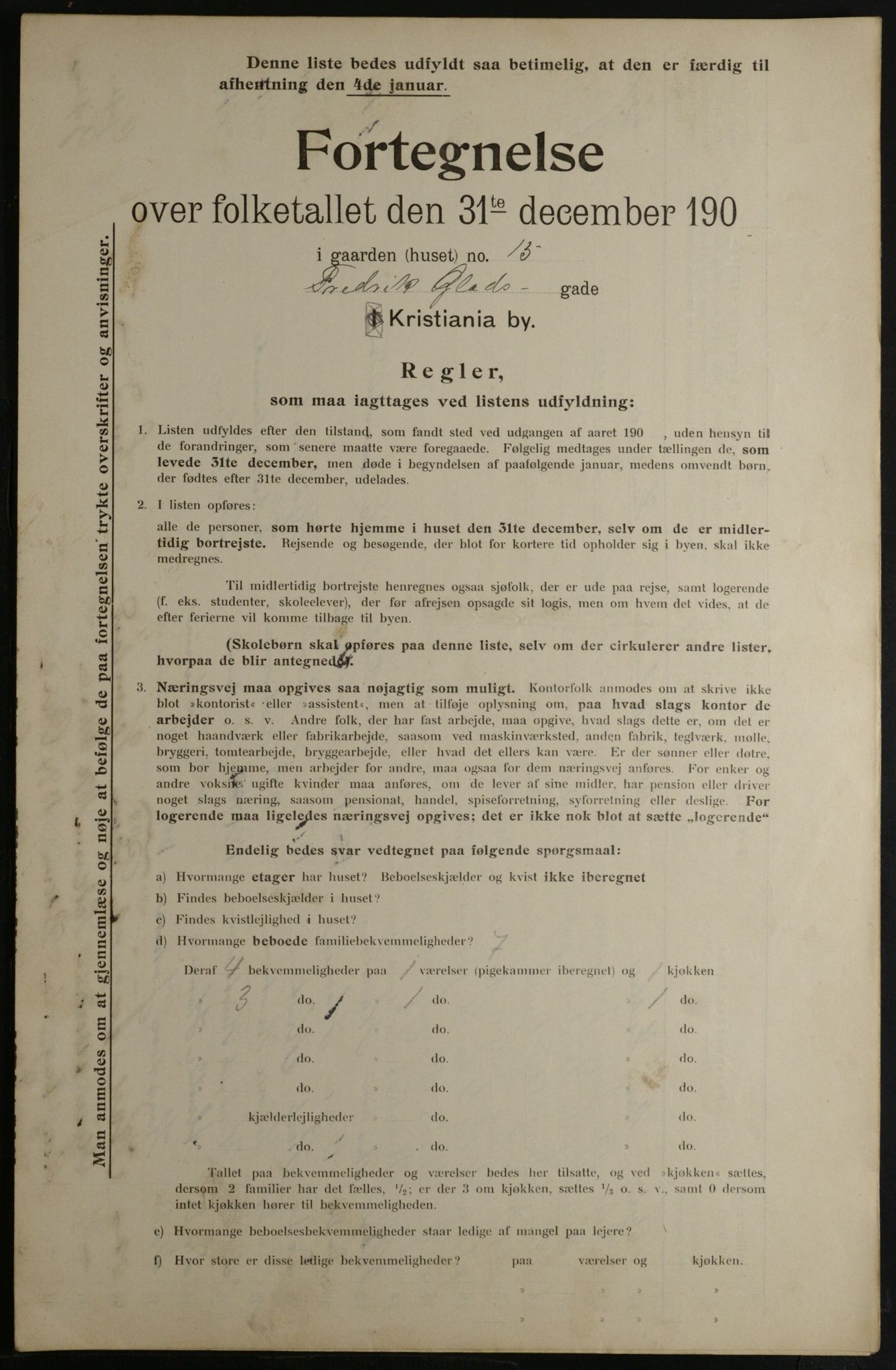 OBA, Kommunal folketelling 31.12.1901 for Kristiania kjøpstad, 1901, s. 4287