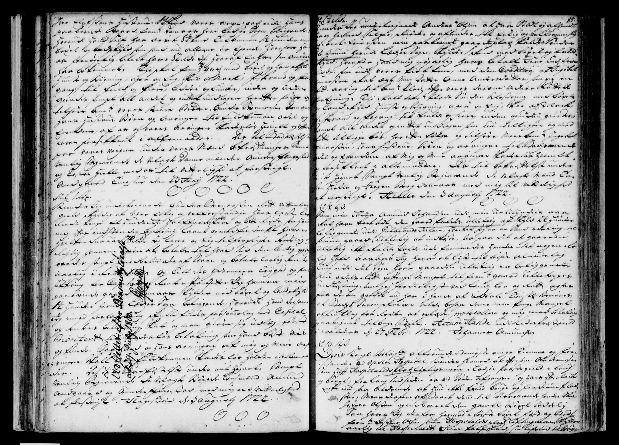 Sorenskriverier i Gudbrandsdalen, SAH/TING-036/H/Hb/L0001: Pantebok nr. 1, 1720-1726, s. 85