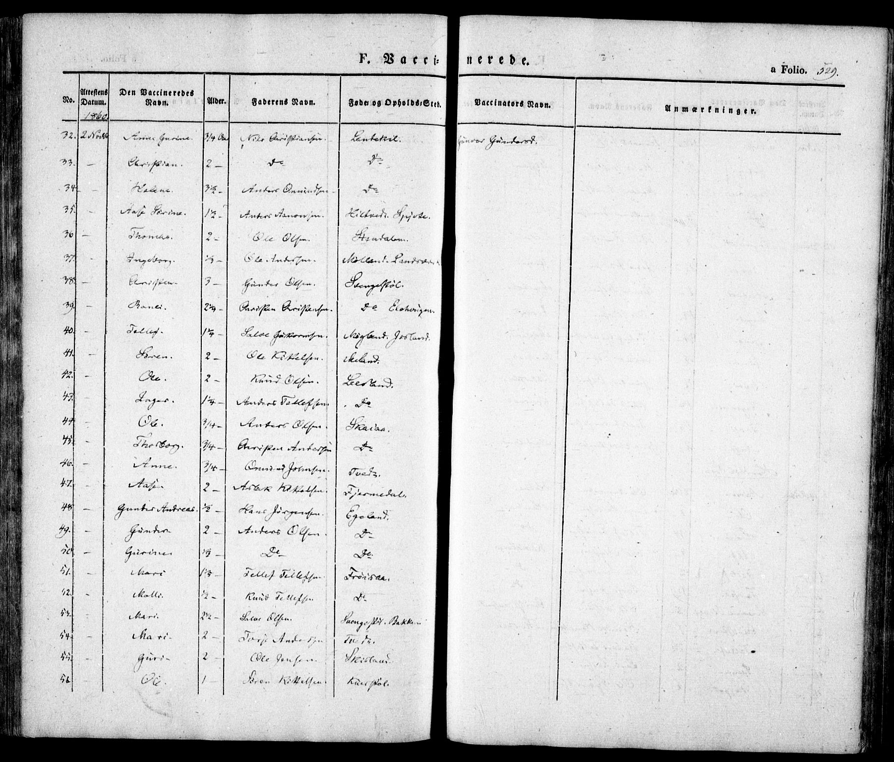 Evje sokneprestkontor, AV/SAK-1111-0008/F/Fa/Faa/L0005: Ministerialbok nr. A 5, 1843-1865, s. 529