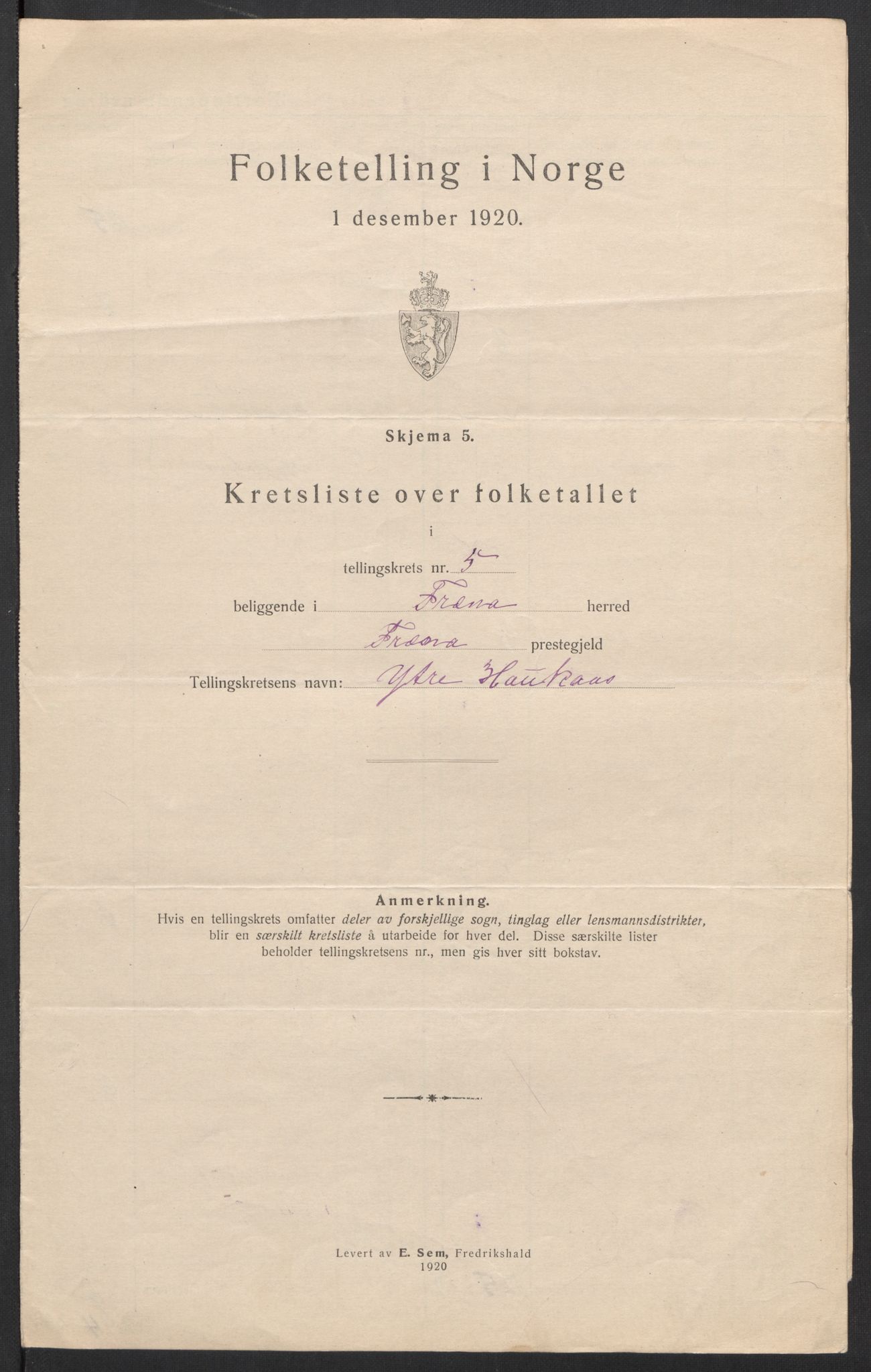 SAT, Folketelling 1920 for 1548 Fræna herred, 1920, s. 18