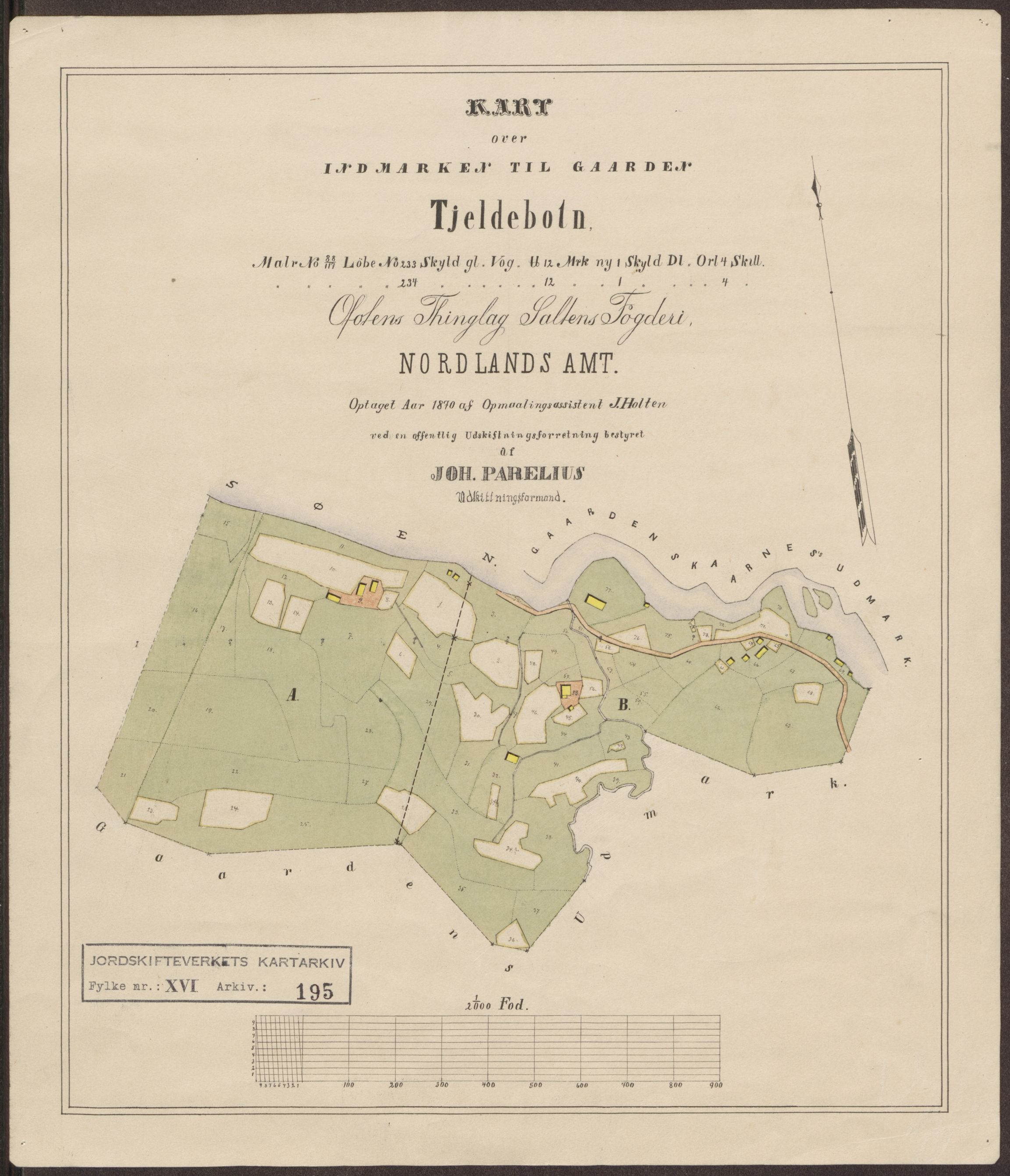 Jordskifteverkets kartarkiv, AV/RA-S-3929/T, 1859-1988, s. 288