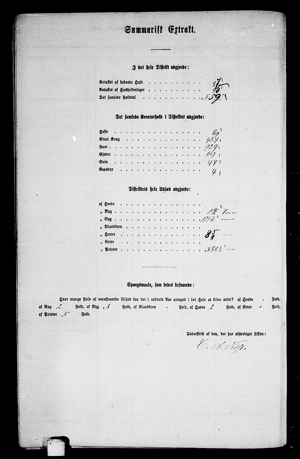 RA, Folketelling 1865 for 1849P Hamarøy prestegjeld, 1865, s. 67