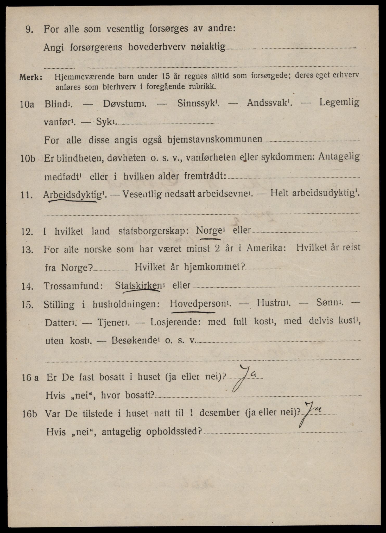 SAT, Folketelling 1920 for 1535 Vestnes herred, 1920, s. 1854
