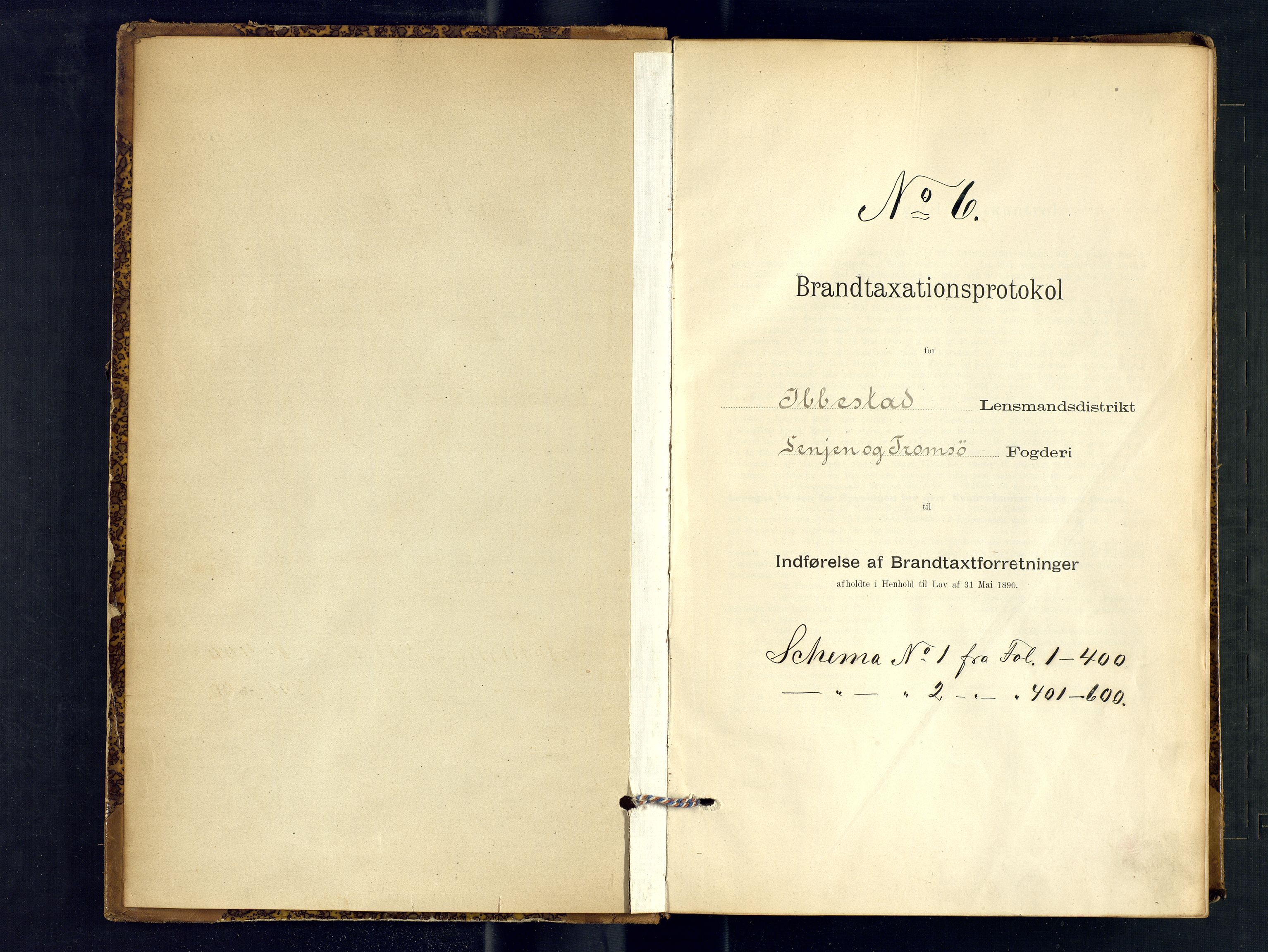 Ibestad lensmannskontor, SATØ/S-1499/F/Fv/Fvh/L0268: Branntakstprotokoller, 1896-1897