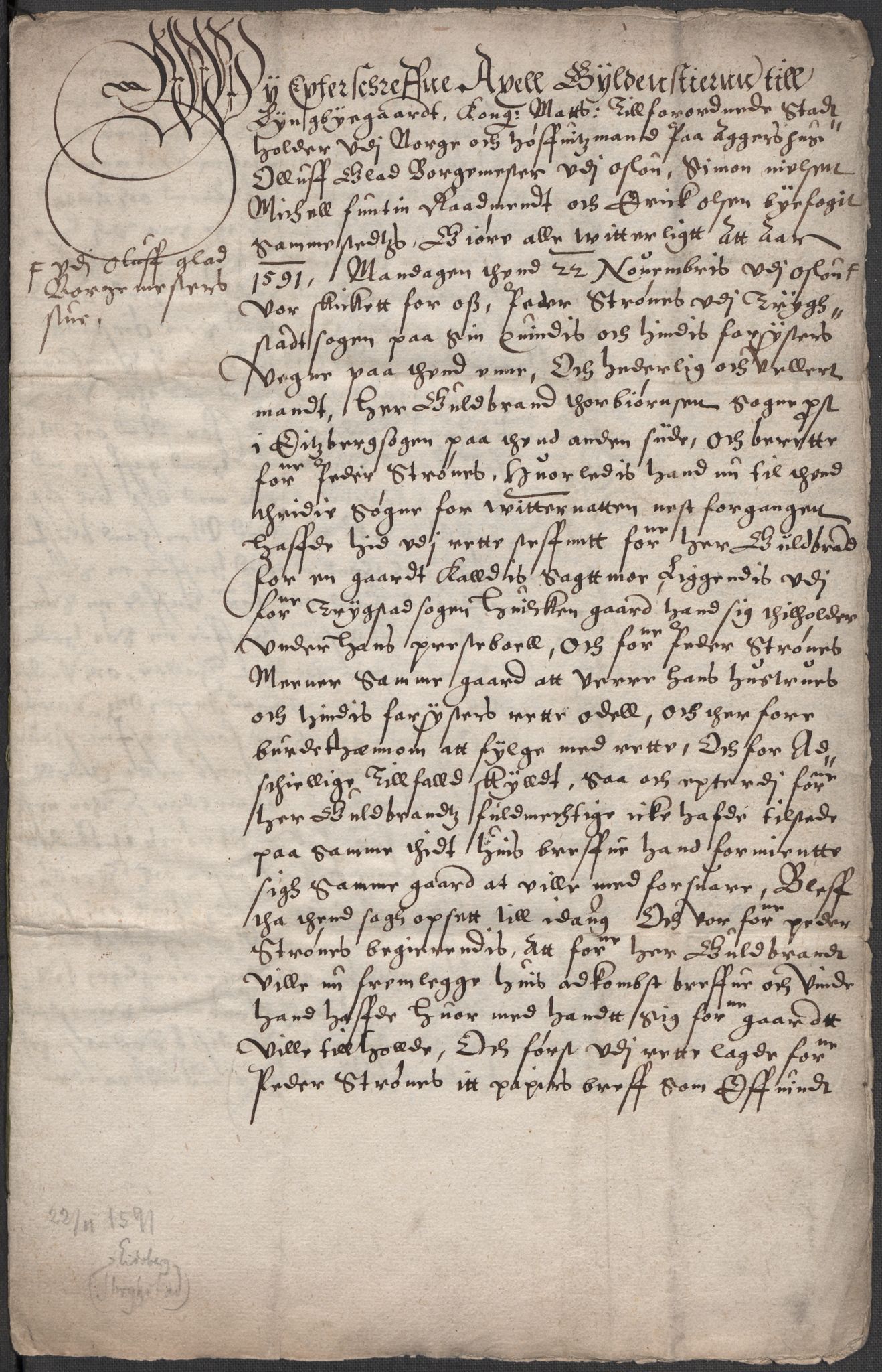 Riksarkivets diplomsamling, AV/RA-EA-5965/F15/L0004: Prestearkiv - Østfold, 1577-1709, s. 83