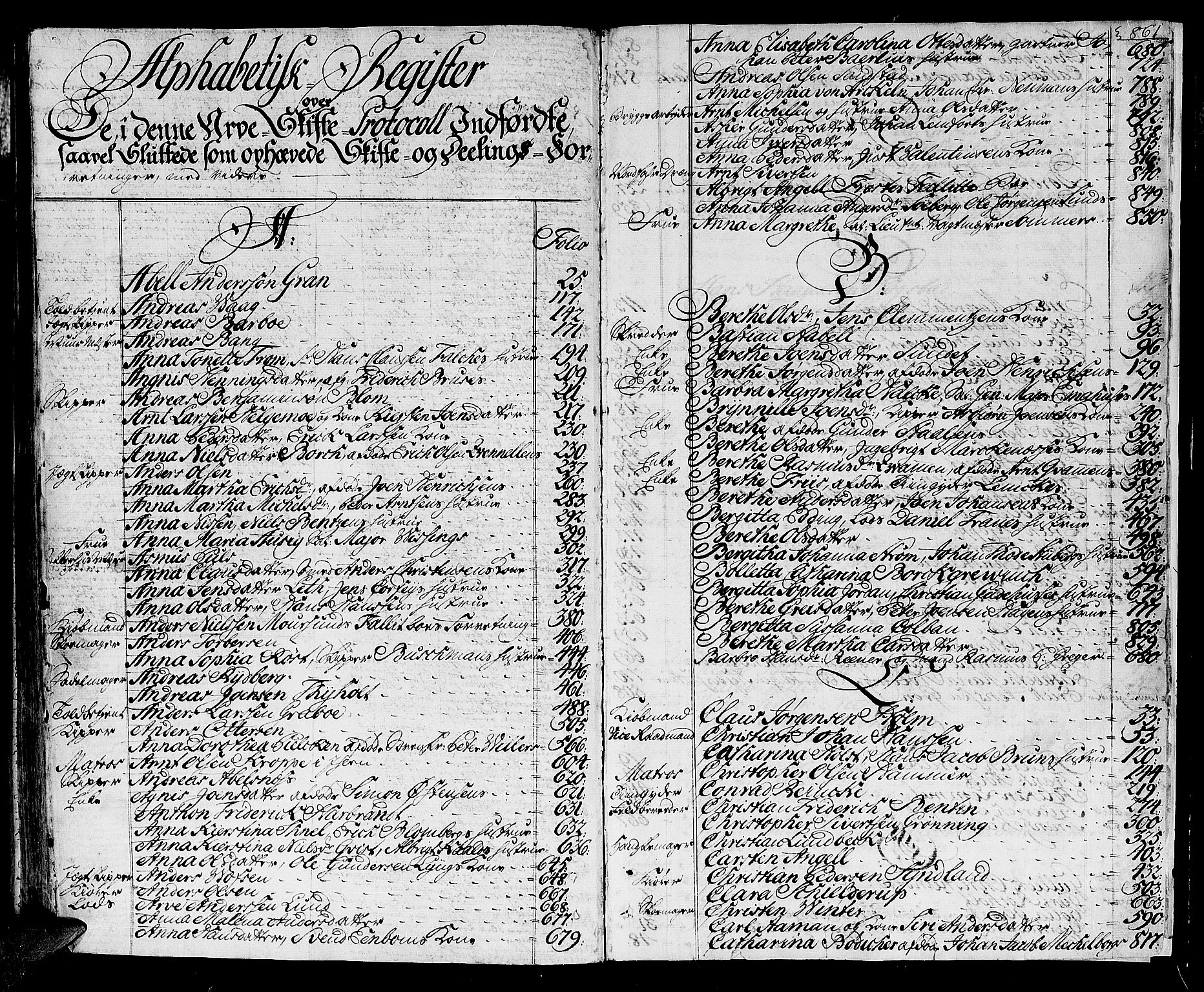 Trondheim byfogd, AV/SAT-A-0003/1/3/3A/L0021: Skifteprotokoll - gml.nr.18. (m/ register), 1765-1771