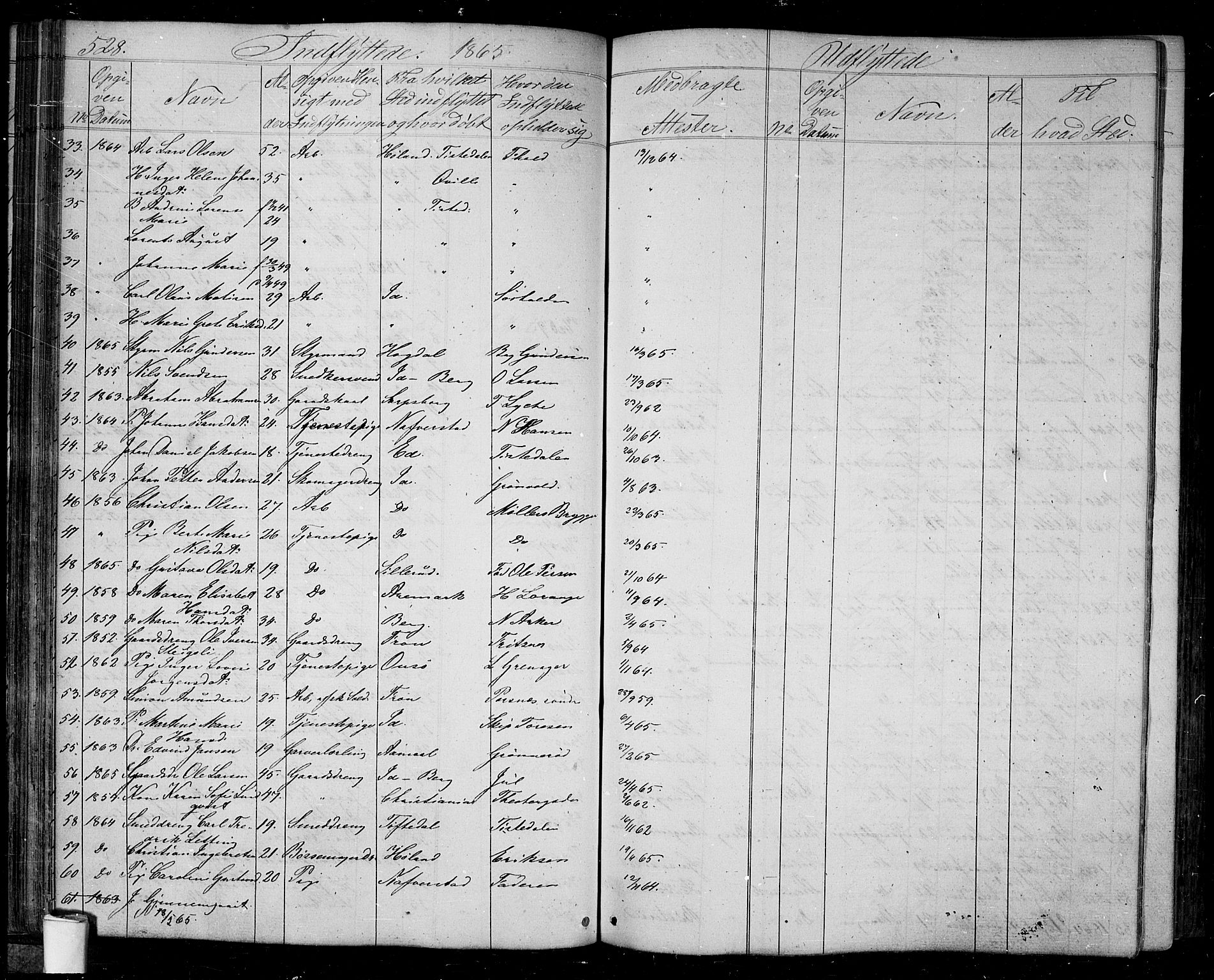 Halden prestekontor Kirkebøker, SAO/A-10909/G/Ga/L0005b: Klokkerbok nr. 5B, 1864-1868, s. 528