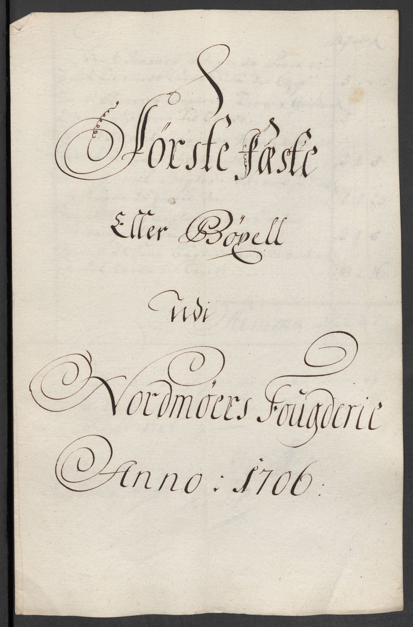 Rentekammeret inntil 1814, Reviderte regnskaper, Fogderegnskap, RA/EA-4092/R56/L3742: Fogderegnskap Nordmøre, 1706-1707, s. 105