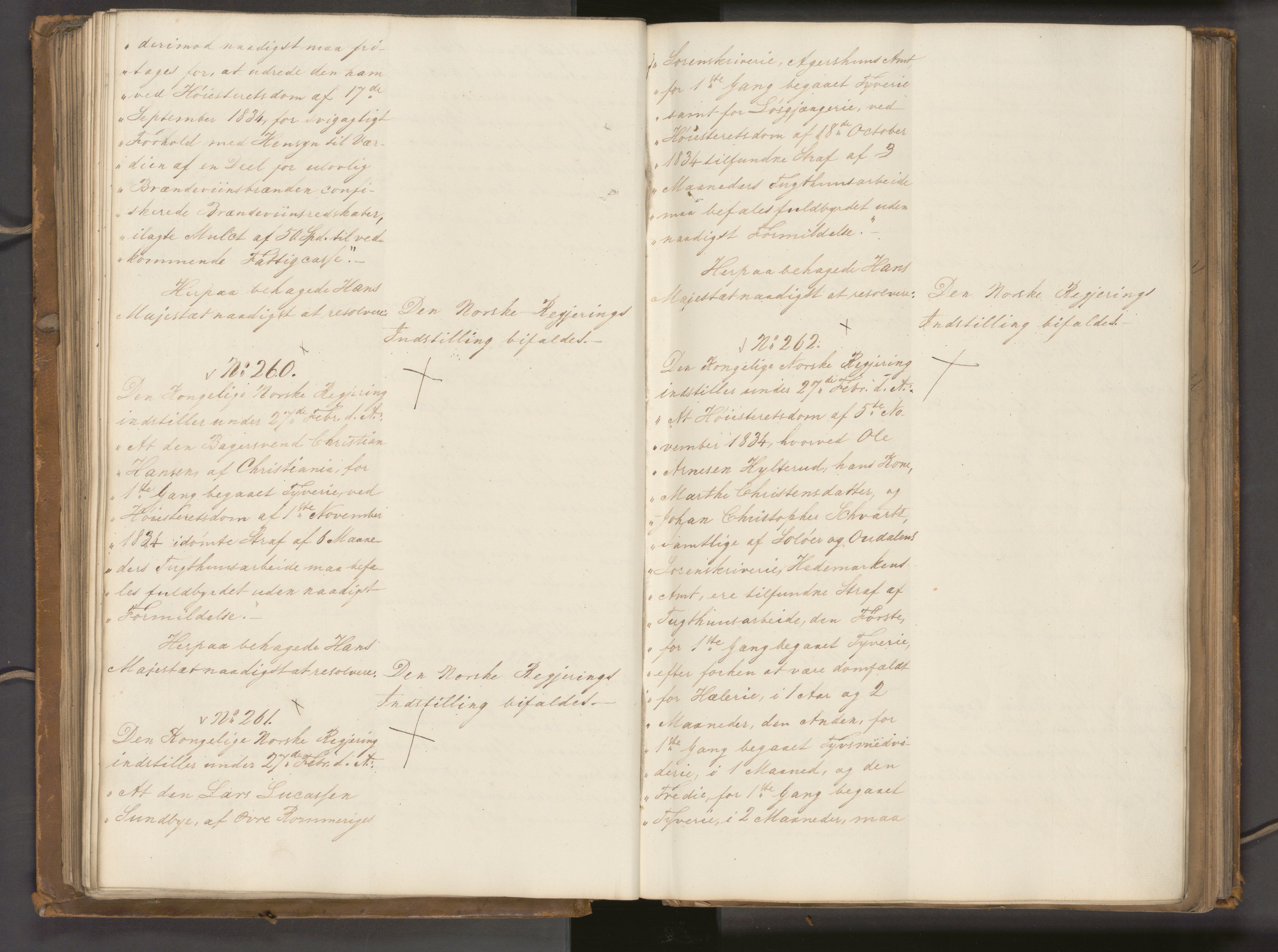 Statsrådssekretariatet, AV/RA-S-1001/A/Ab/L0040: Kgl. res. nr. 1-568, 1. halvår, 1835