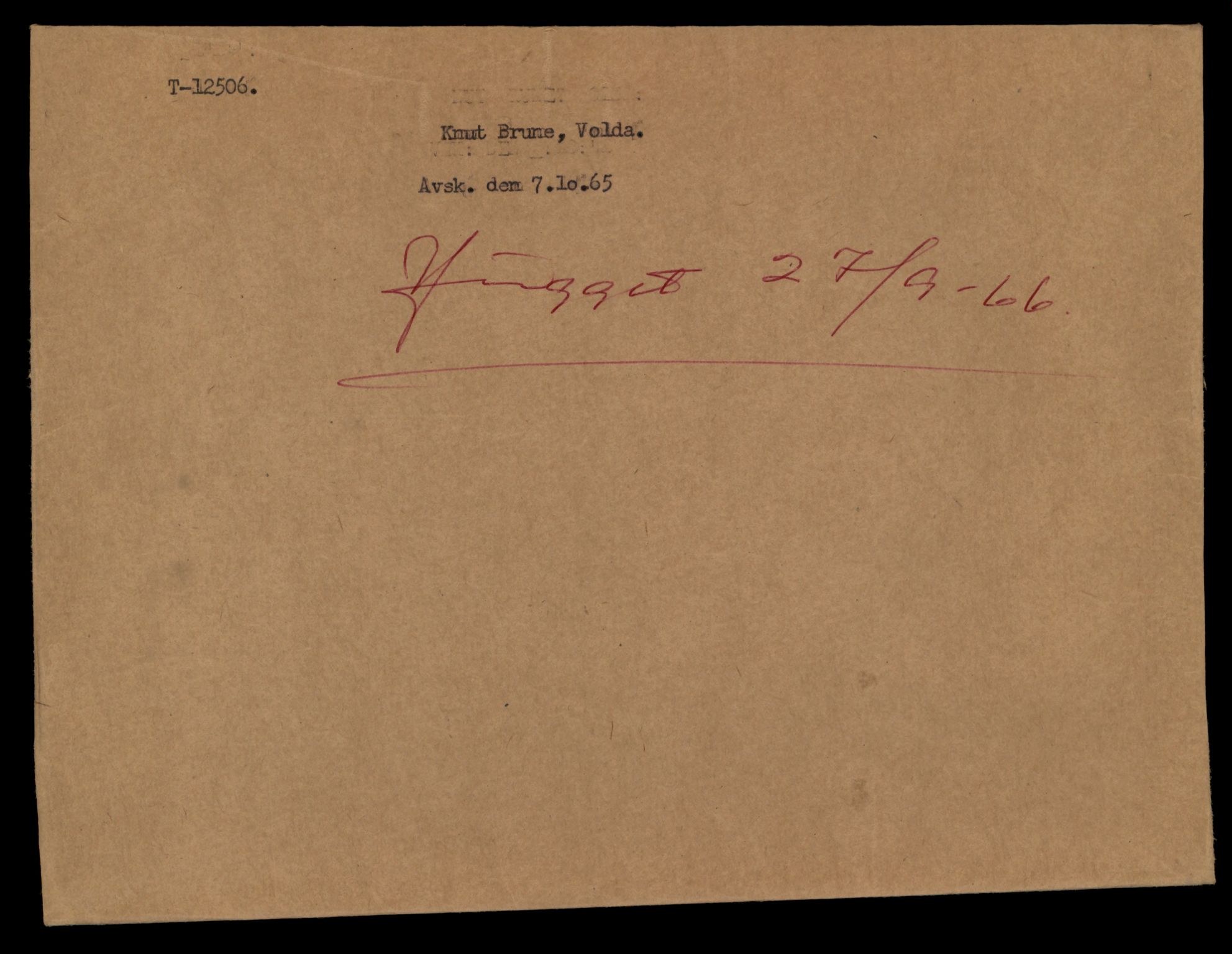 Møre og Romsdal vegkontor - Ålesund trafikkstasjon, AV/SAT-A-4099/F/Fe/L0034: Registreringskort for kjøretøy T 12500 - T 12652, 1927-1998, s. 145