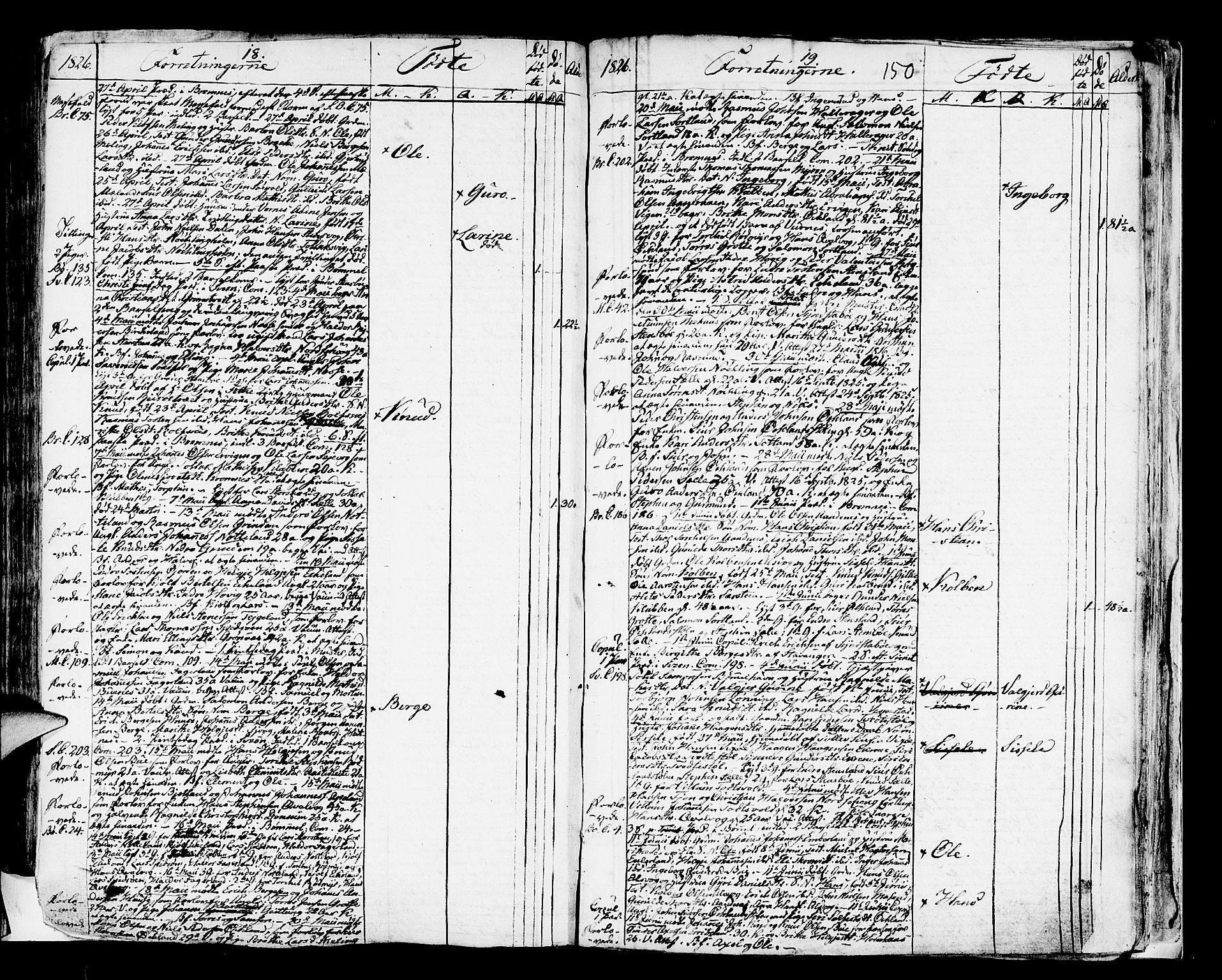 Finnås sokneprestembete, AV/SAB-A-99925/H/Ha/Haa/Haaa/L0004: Ministerialbok nr. A 4, 1804-1830, s. 150