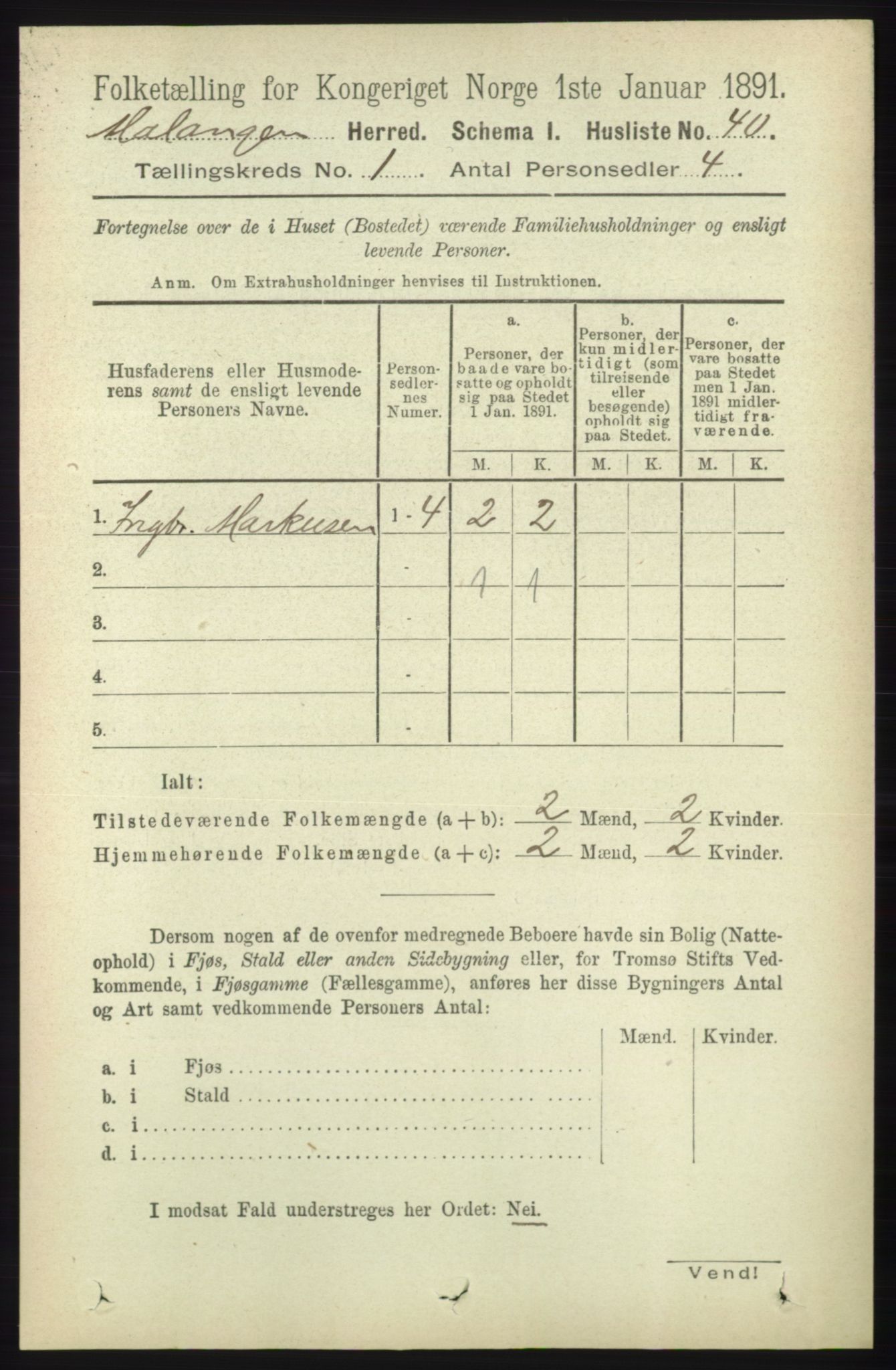 RA, Folketelling 1891 for 1932 Malangen herred, 1891, s. 55