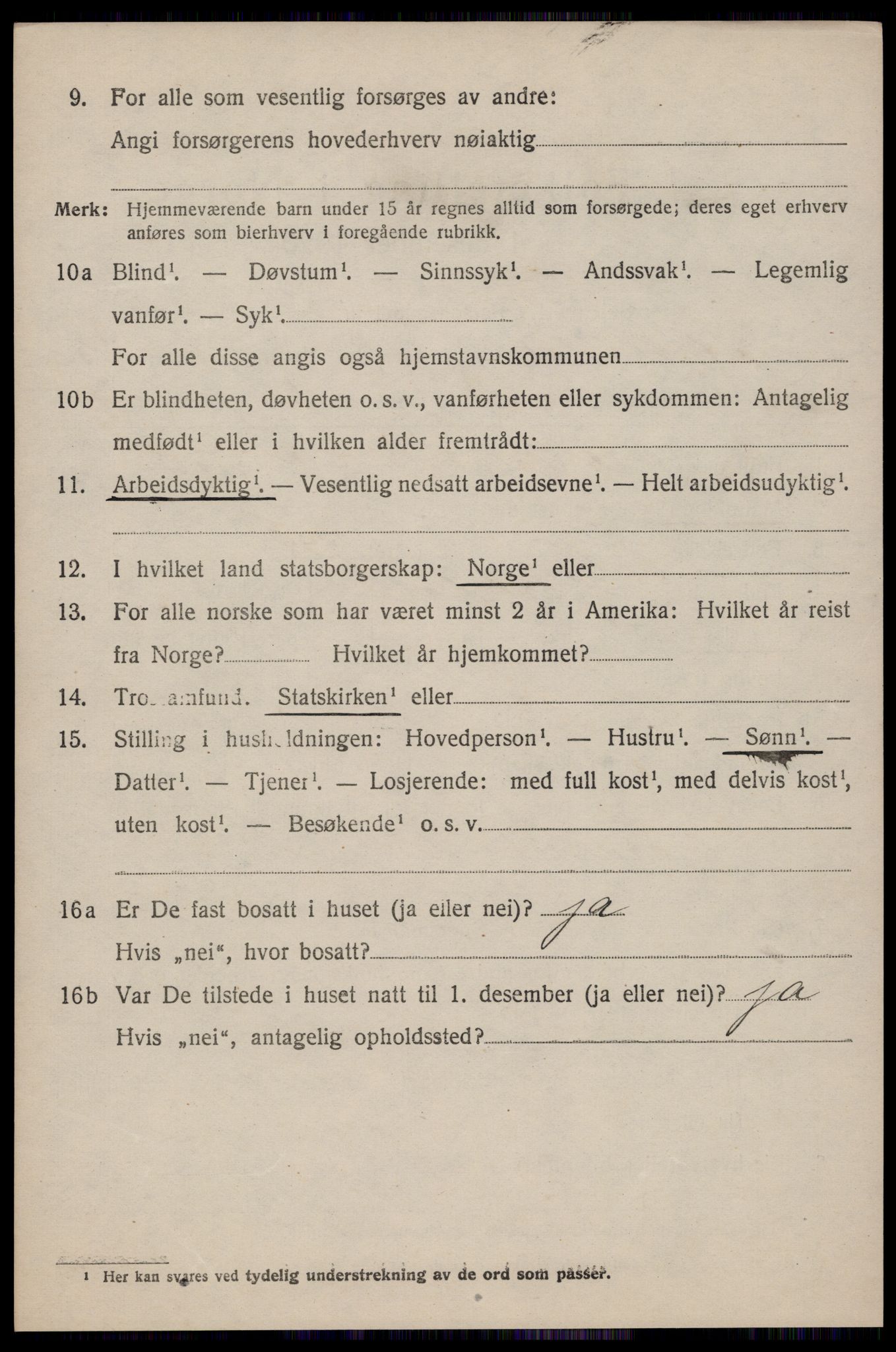 SAKO, Folketelling 1920 for 0827 Hjartdal herred, 1920, s. 2731