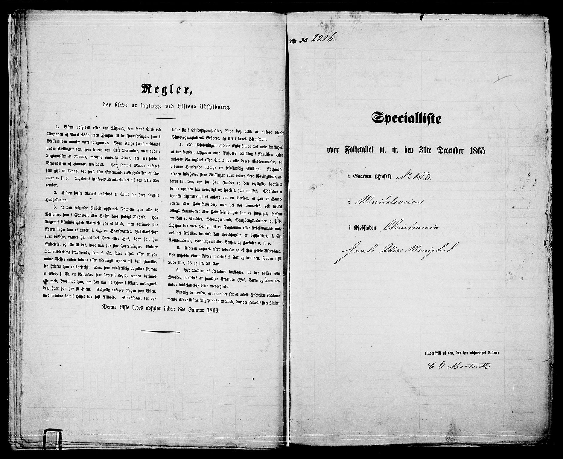 RA, Folketelling 1865 for 0301 Kristiania kjøpstad, 1865, s. 4918