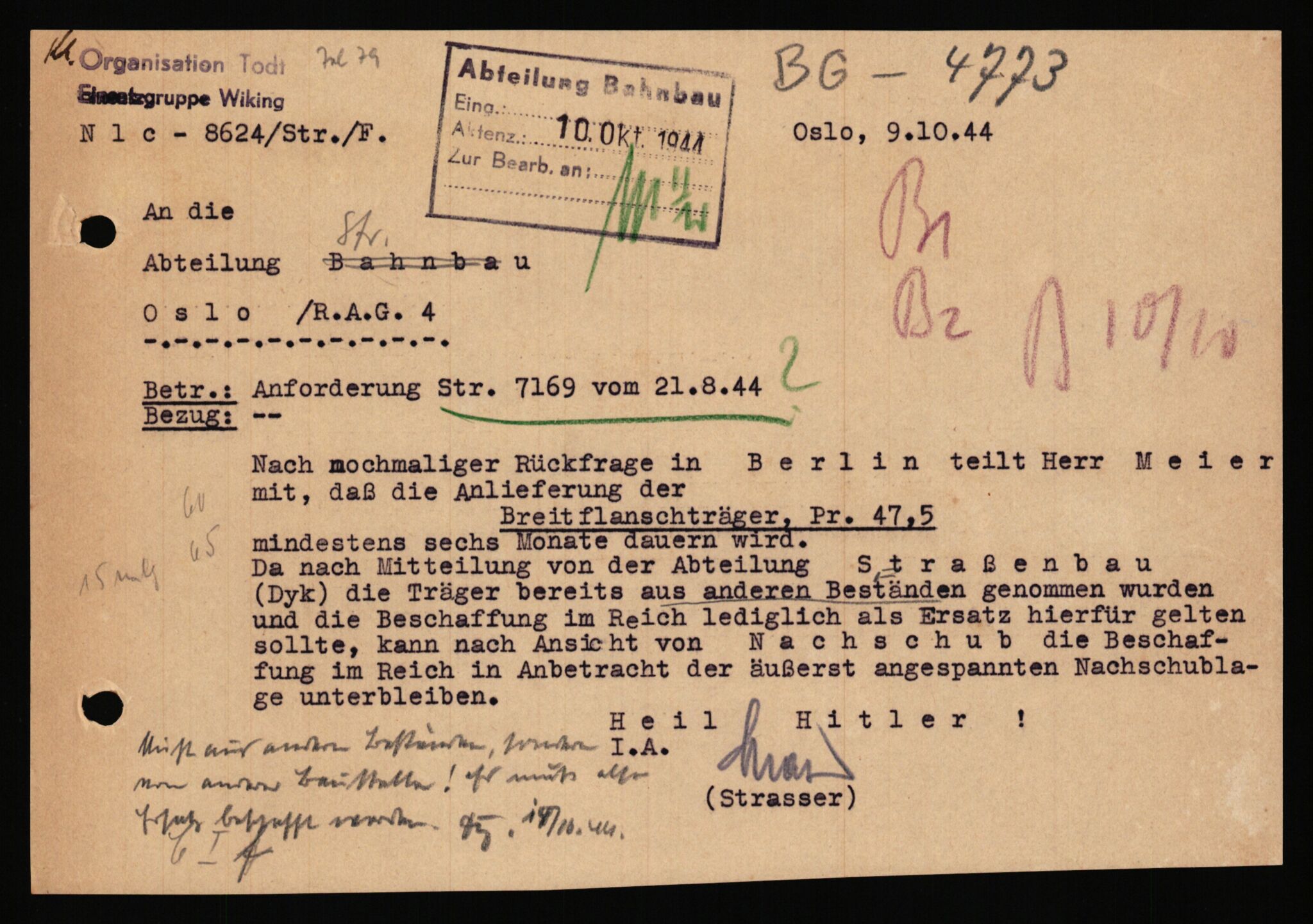 Tyske arkiver, Organisation Todt (OT), Einsatzgruppe Wiking, AV/RA-RAFA-2188/1/E/E2/E2d/L0023: Fähren und Anlegen, 1942-1944, s. 37