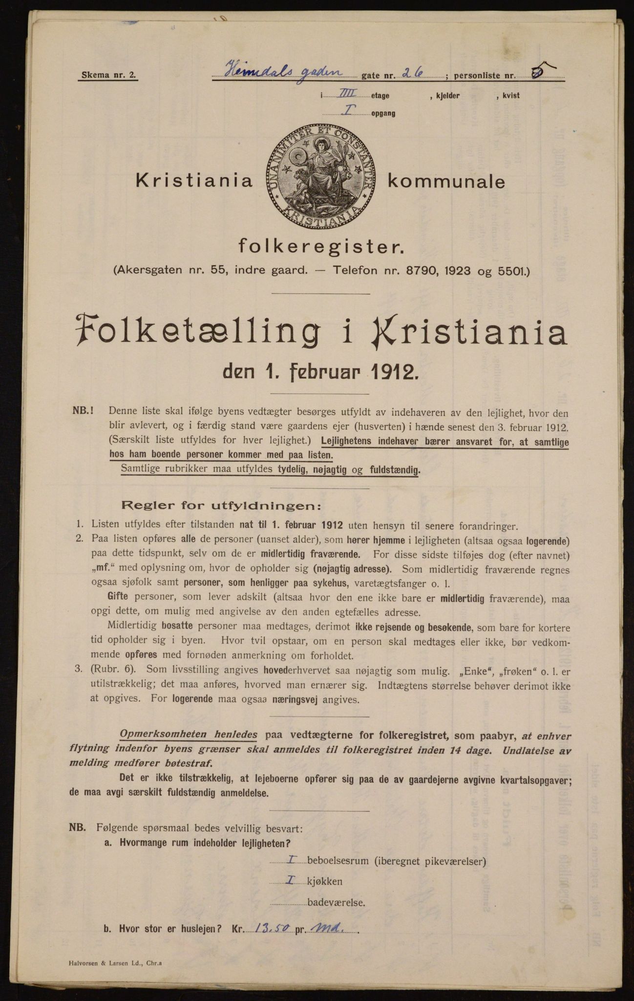 OBA, Kommunal folketelling 1.2.1912 for Kristiania, 1912, s. 37229