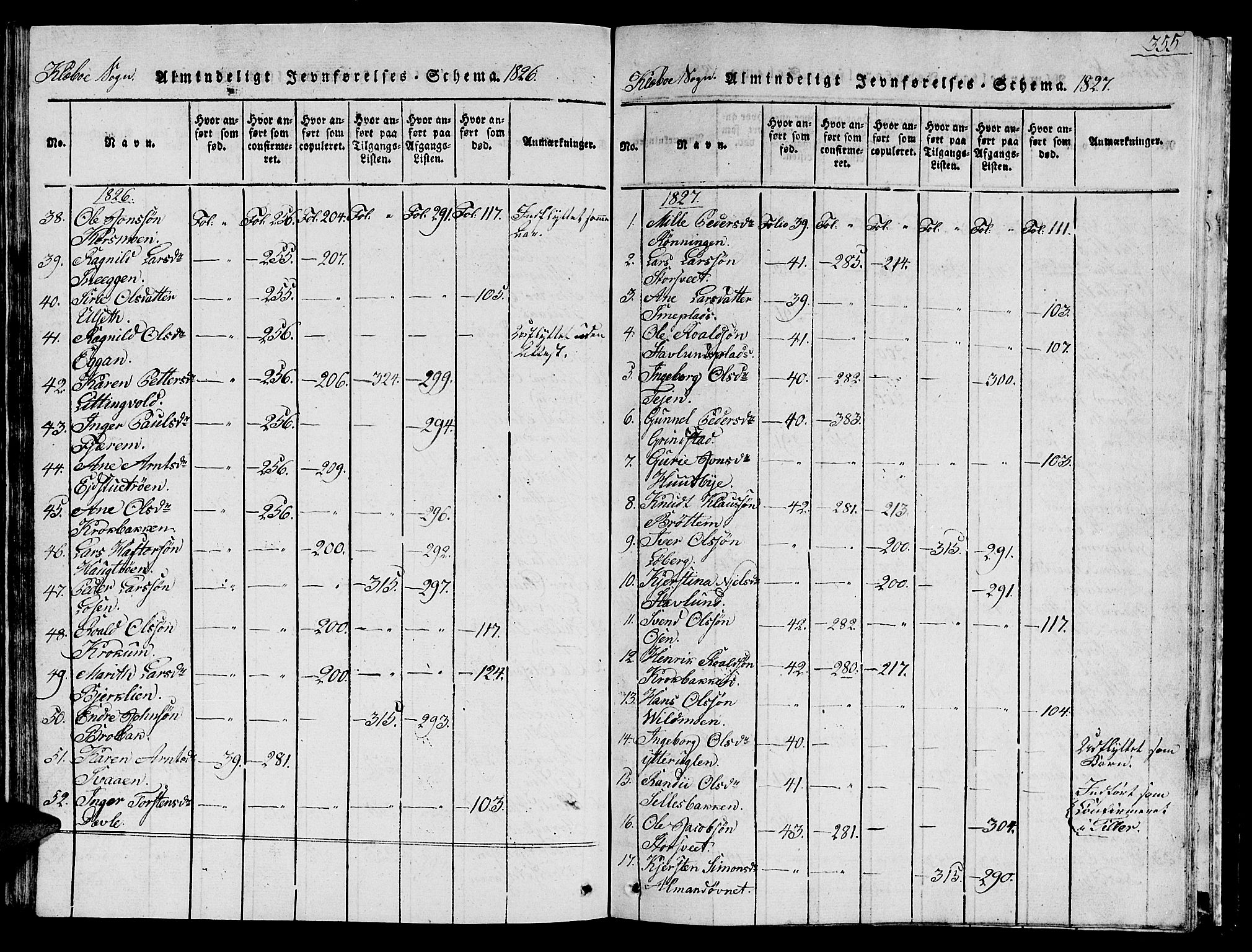 Ministerialprotokoller, klokkerbøker og fødselsregistre - Sør-Trøndelag, SAT/A-1456/618/L0450: Klokkerbok nr. 618C01, 1816-1865, s. 355
