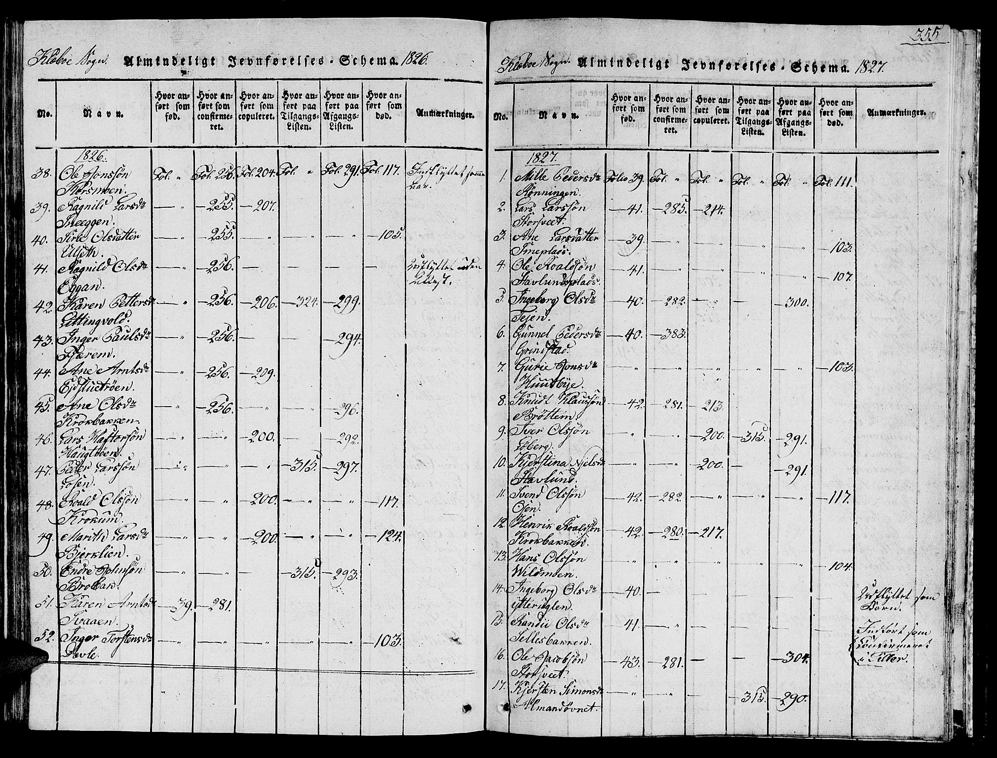 Ministerialprotokoller, klokkerbøker og fødselsregistre - Sør-Trøndelag, AV/SAT-A-1456/618/L0450: Klokkerbok nr. 618C01, 1816-1865, s. 355