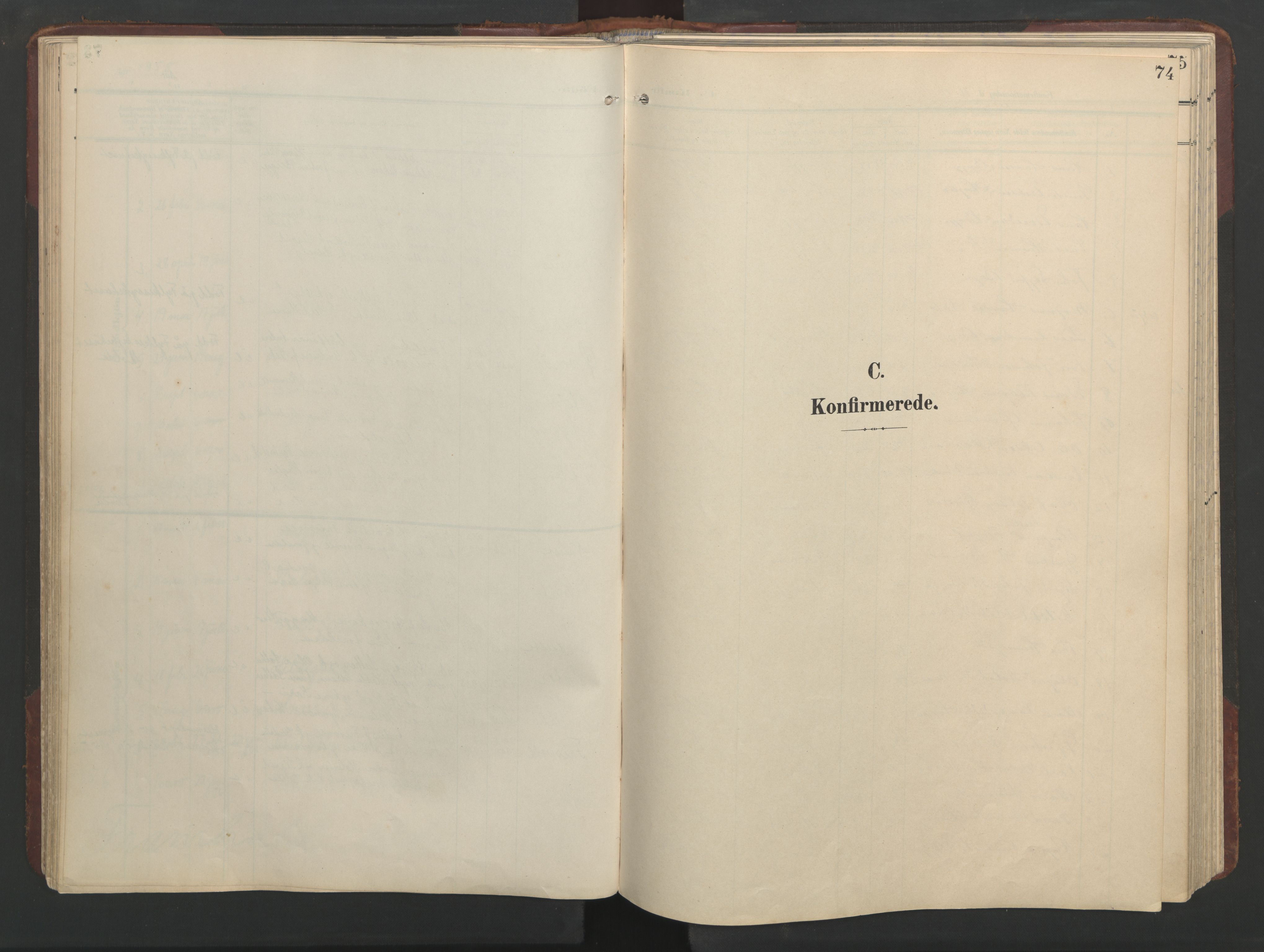 Ministerialprotokoller, klokkerbøker og fødselsregistre - Møre og Romsdal, SAT/A-1454/552/L0639: Klokkerbok nr. 552C02, 1903-1960, s. 74