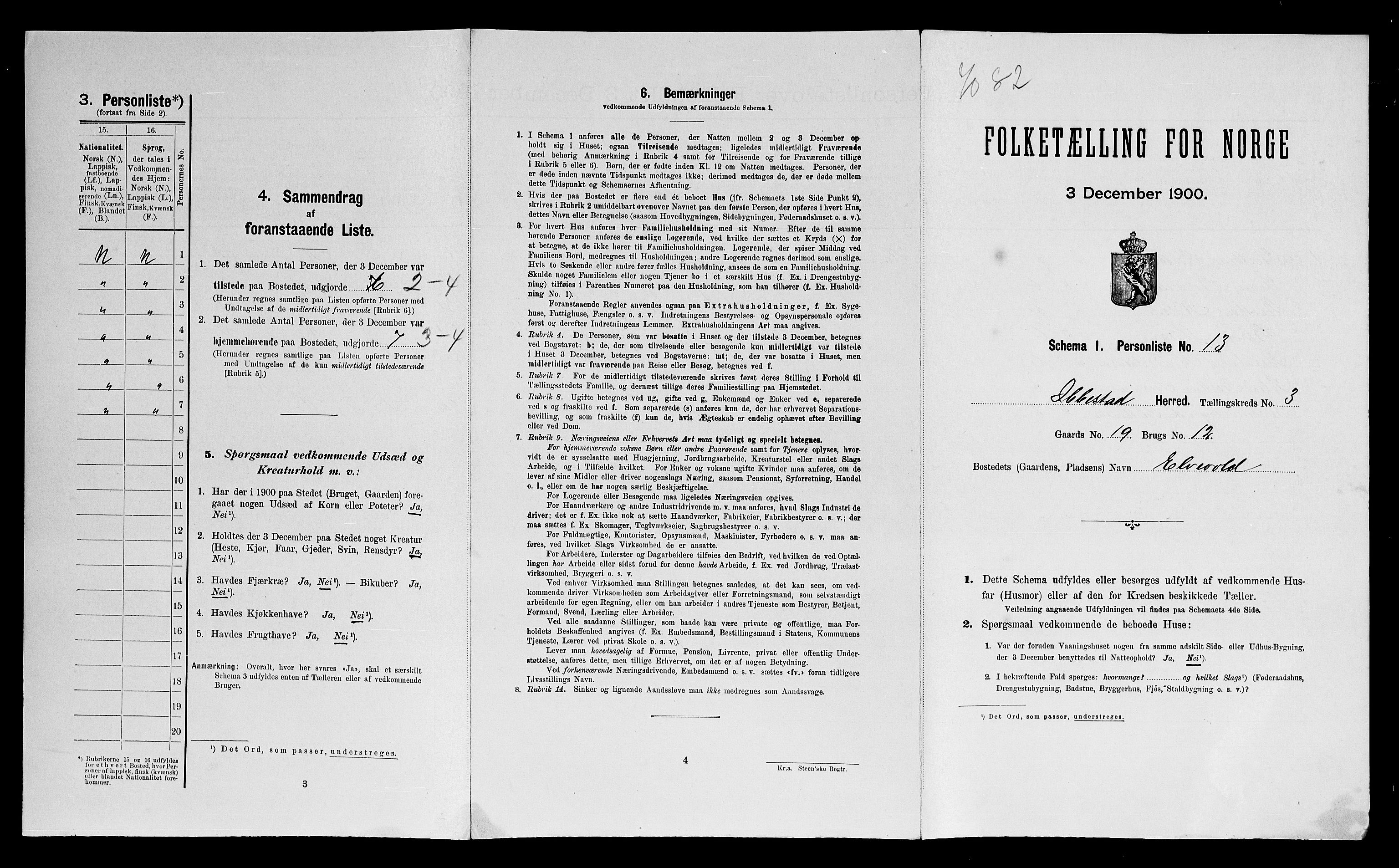 SATØ, Folketelling 1900 for 1917 Ibestad herred, 1900, s. 488
