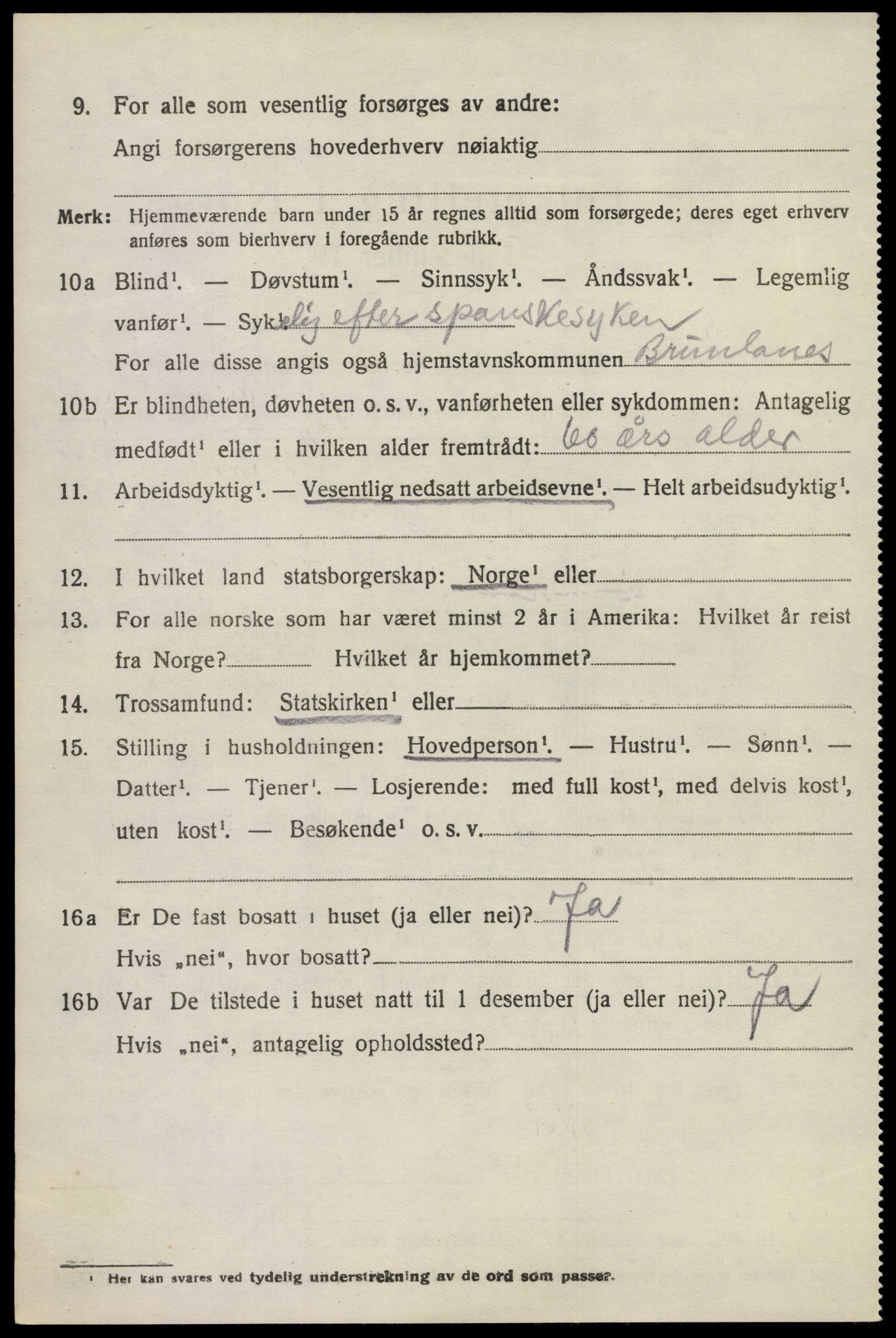 SAKO, Folketelling 1920 for 0726 Brunlanes herred, 1920, s. 7170