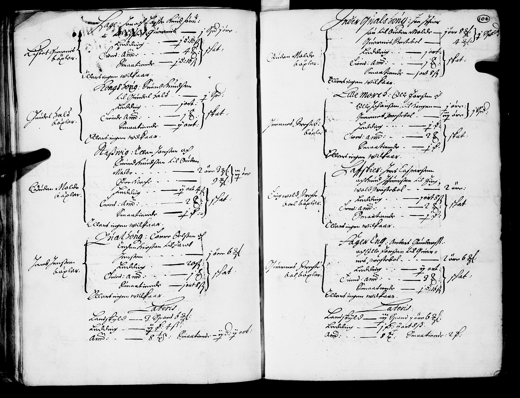 Rentekammeret inntil 1814, Realistisk ordnet avdeling, AV/RA-EA-4070/N/Nb/Nba/L0047: Nordmøre len, 1667, s. 105b-106a