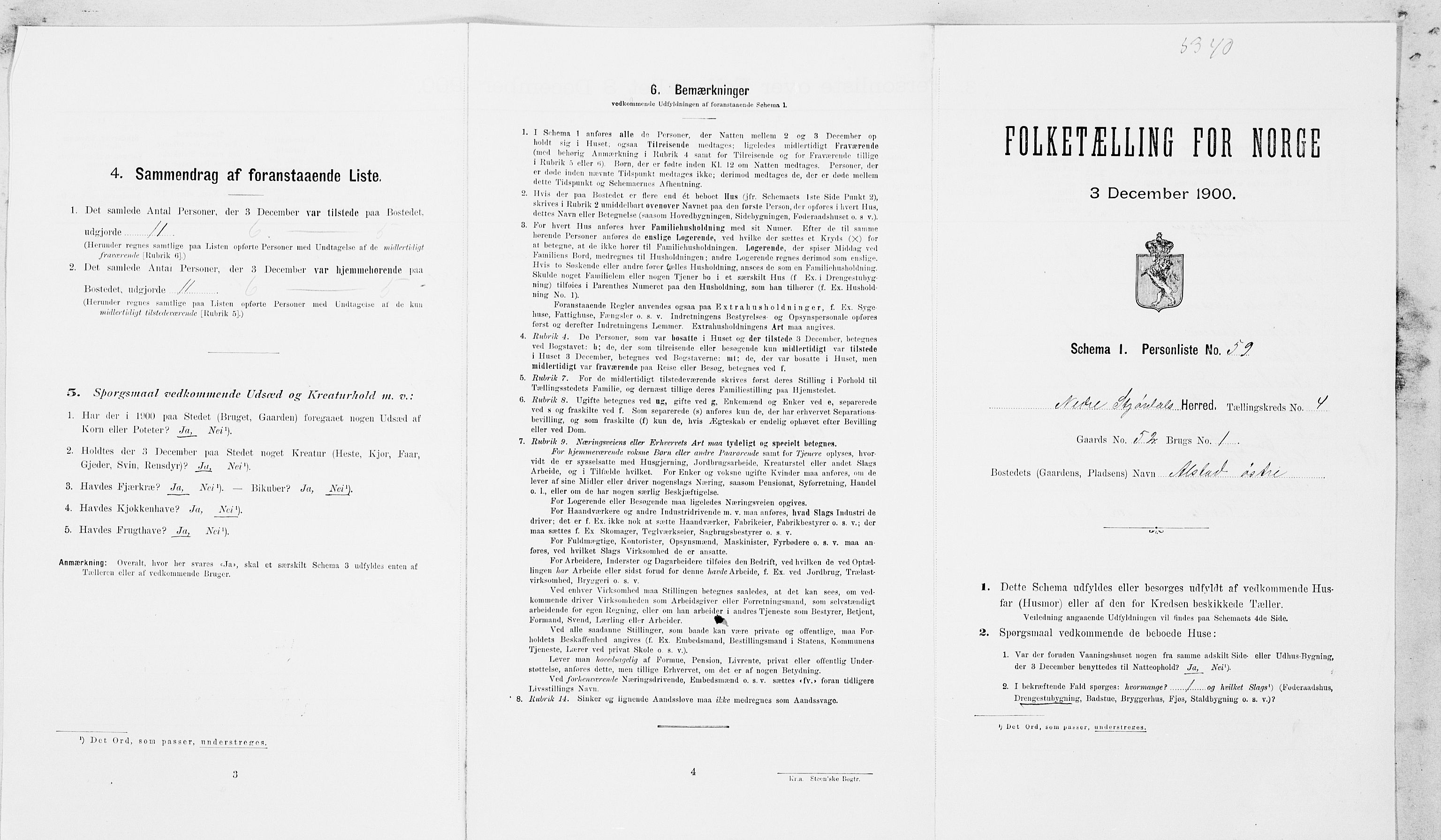 SAT, Folketelling 1900 for 1714 Nedre Stjørdal herred, 1900, s. 508