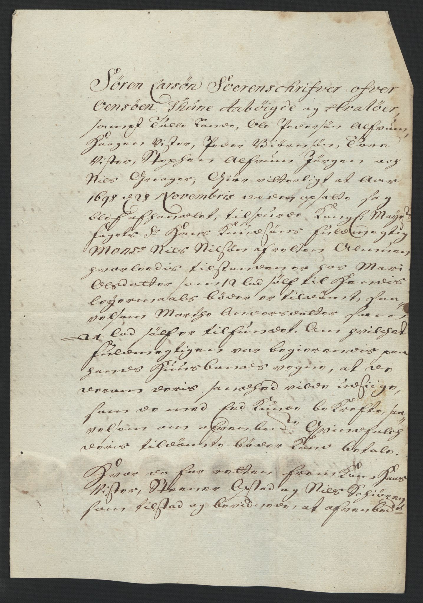 Rentekammeret inntil 1814, Reviderte regnskaper, Fogderegnskap, RA/EA-4092/R04/L0127: Fogderegnskap Moss, Onsøy, Tune, Veme og Åbygge, 1698, s. 10