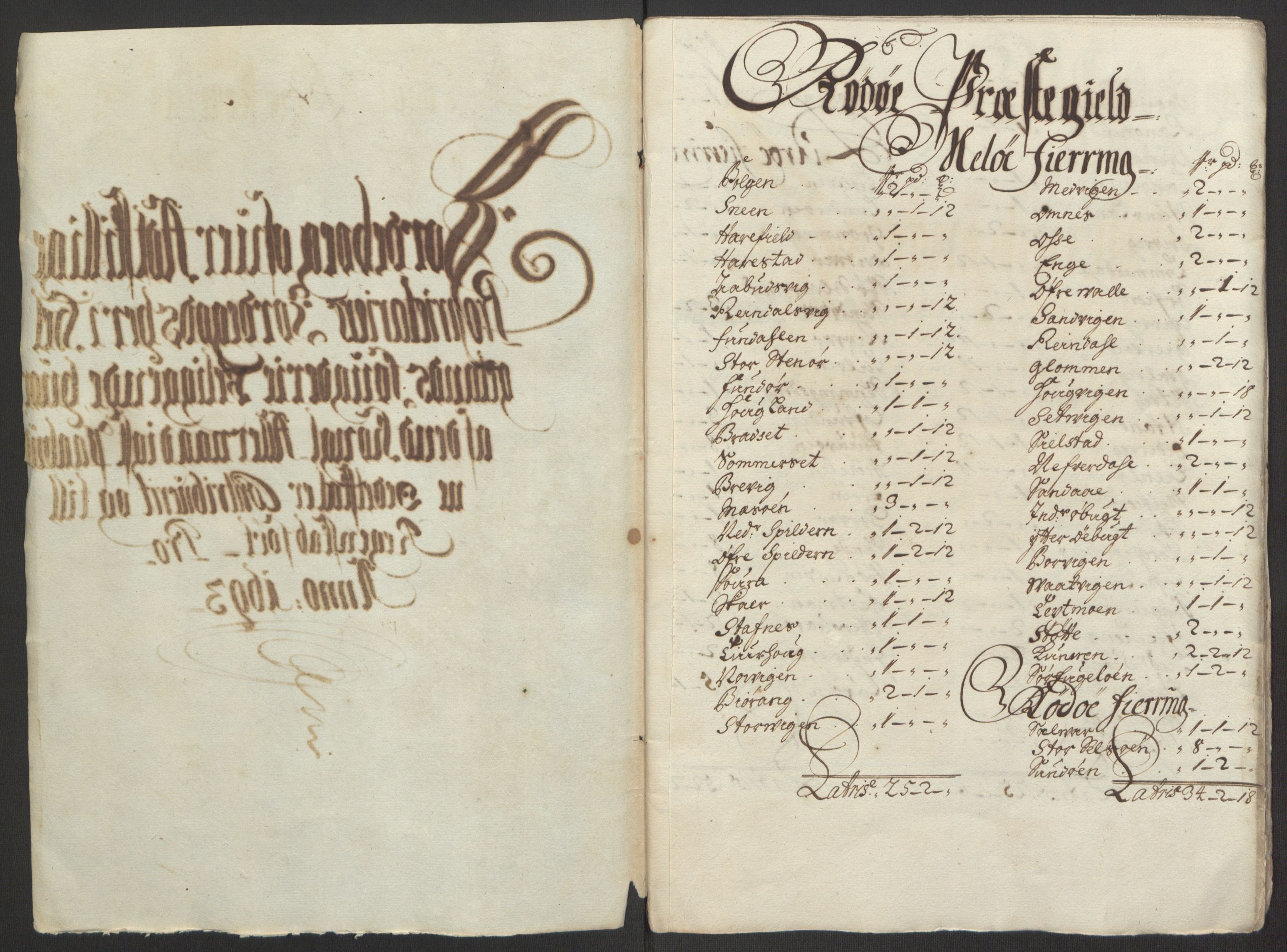 Rentekammeret inntil 1814, Reviderte regnskaper, Fogderegnskap, RA/EA-4092/R65/L4505: Fogderegnskap Helgeland, 1693-1696, s. 78