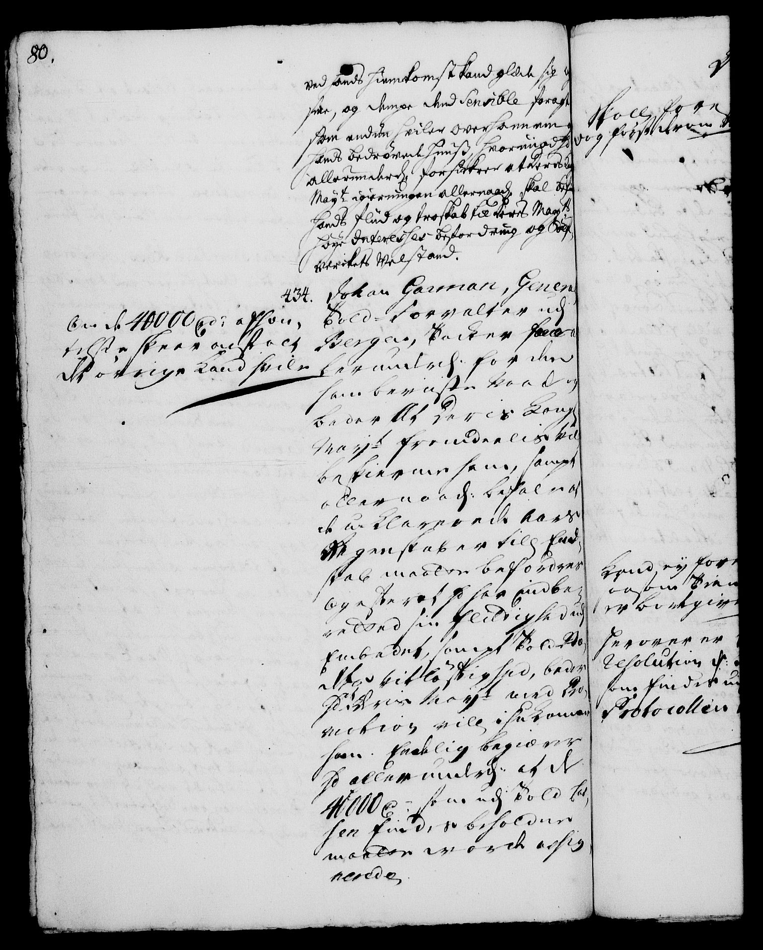 Rentekammeret, Kammerkanselliet, AV/RA-EA-3111/G/Gh/Gha/L0002: Norsk ekstraktmemorialprotokoll, sak. 376-599 (merket RK 53.47), 1720, s. 80