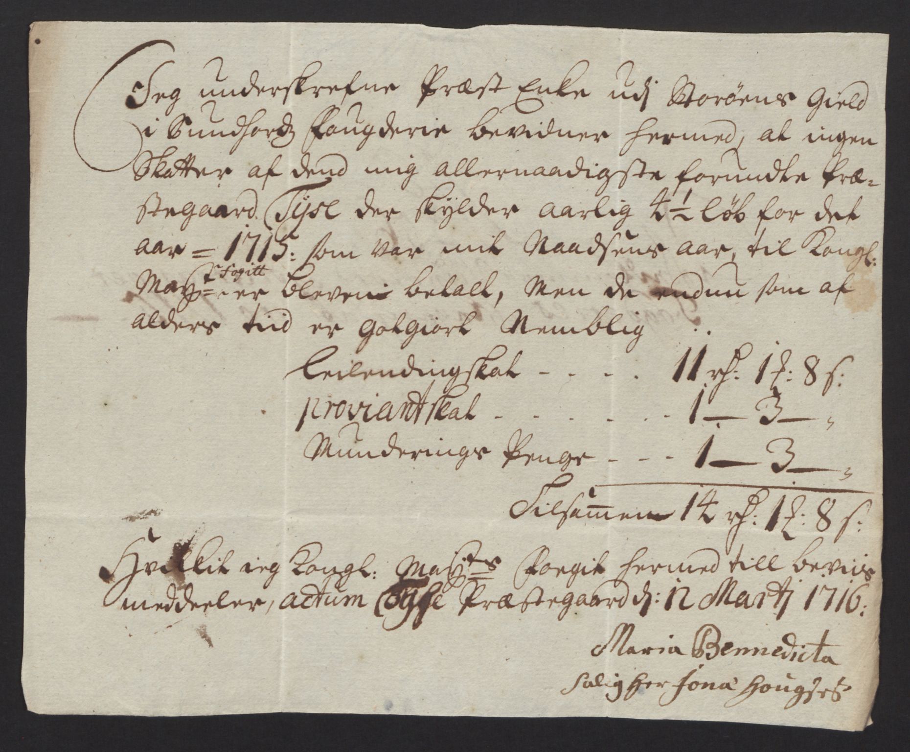 Rentekammeret inntil 1814, Reviderte regnskaper, Fogderegnskap, AV/RA-EA-4092/R48/L2991: Fogderegnskap Sunnhordland og Hardanger, 1715, s. 396