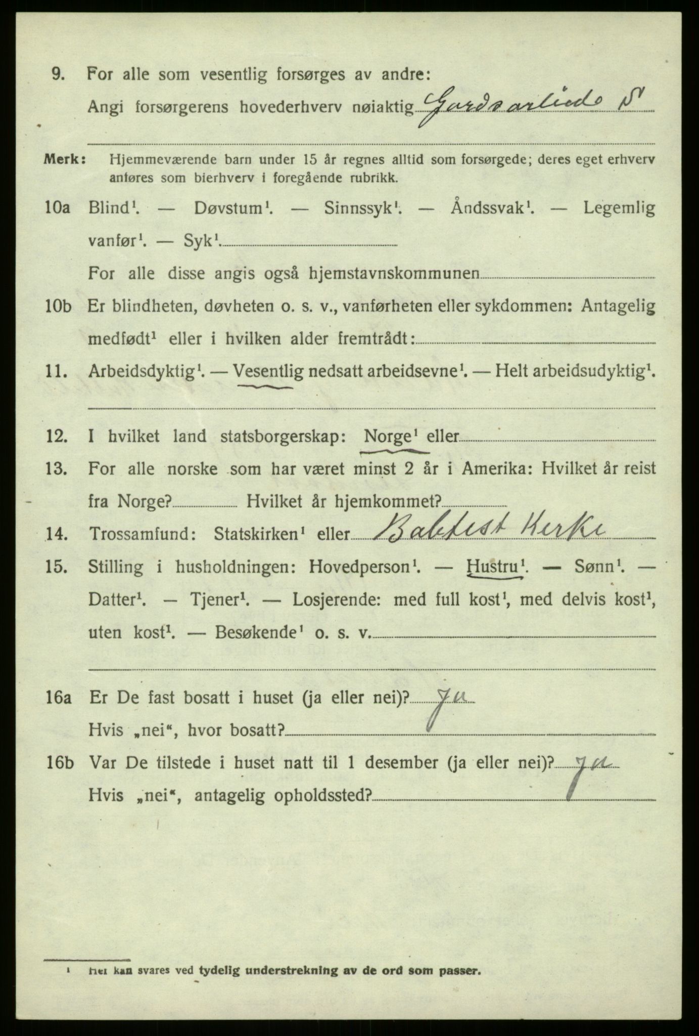 SAB, Folketelling 1920 for 1263 Lindås herred, 1920, s. 1884