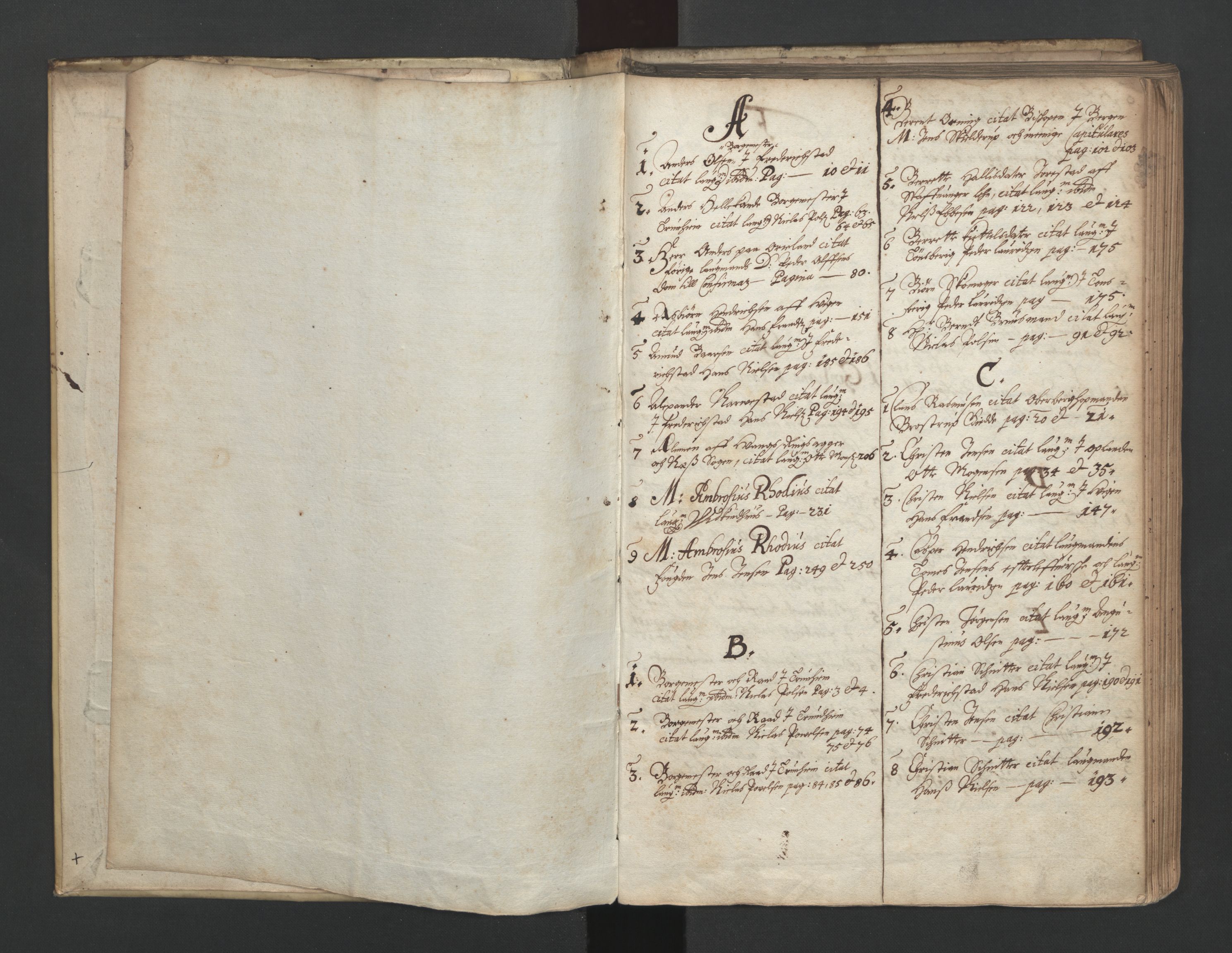 Herredagen 1539-1664  (Kongens Retterting), RA/EA-2882/A/L0023: Avsiktsbok   Stevningsbok, 1656