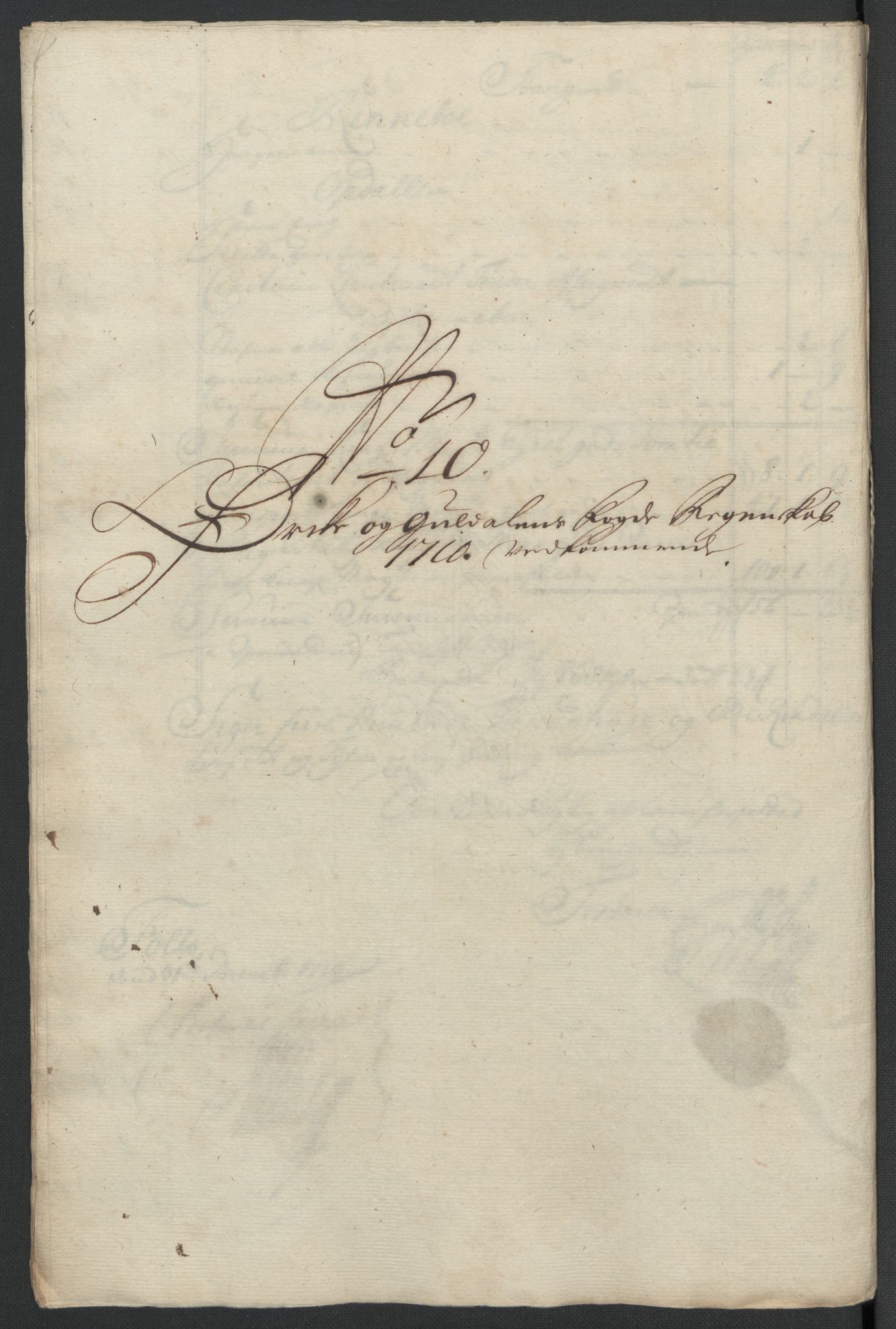 Rentekammeret inntil 1814, Reviderte regnskaper, Fogderegnskap, RA/EA-4092/R60/L3960: Fogderegnskap Orkdal og Gauldal, 1710, s. 162