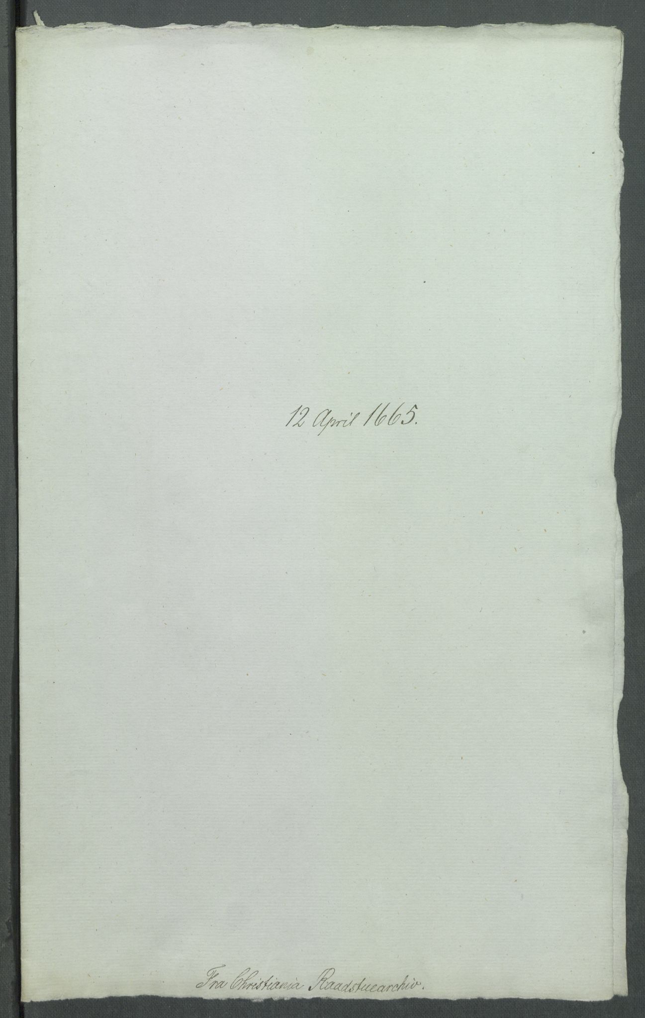 Riksarkivets diplomsamling, RA/EA-5965/F02/L0170: Dokumenter, 1664-1666, s. 117