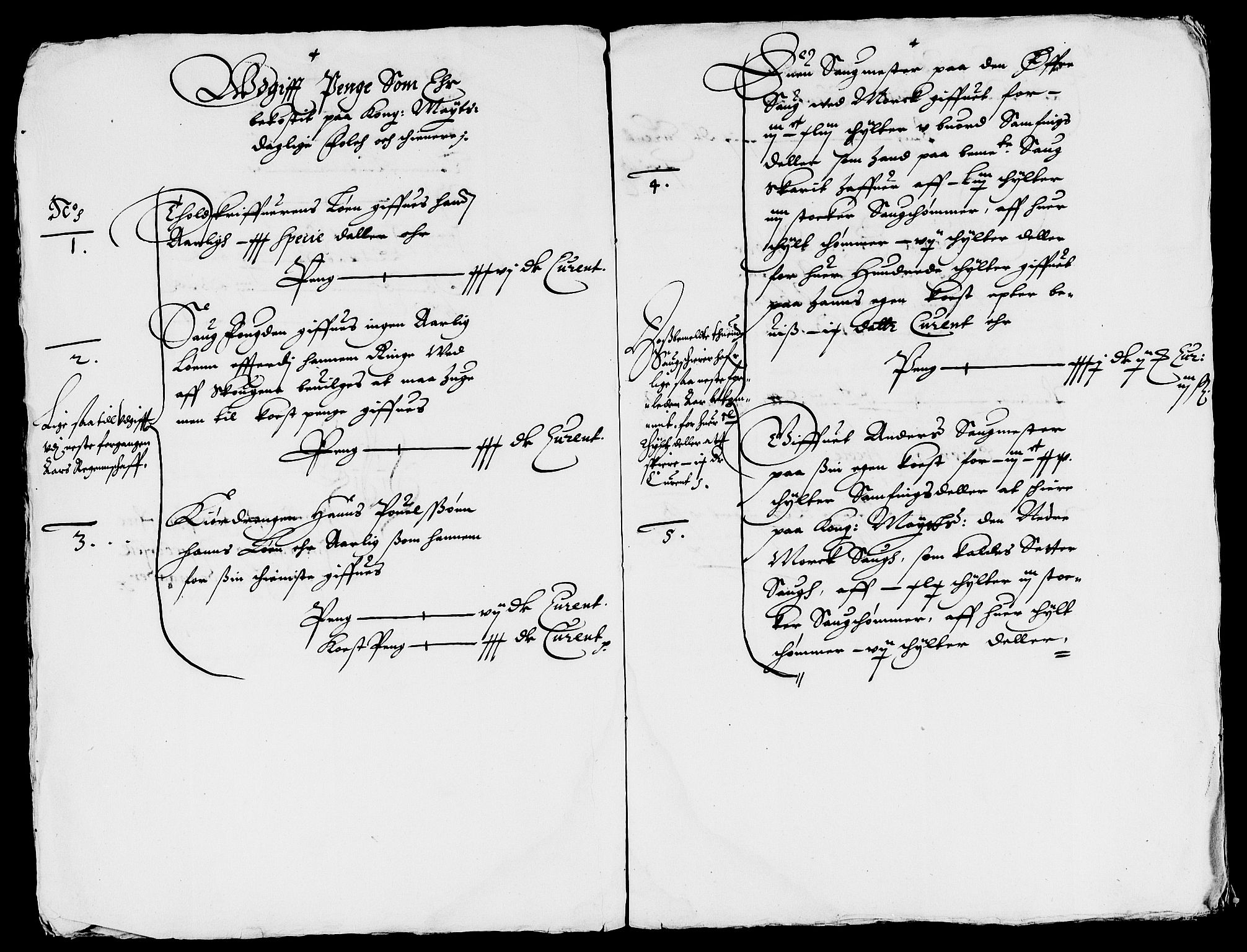 Rentekammeret inntil 1814, Reviderte regnskaper, Lensregnskaper, AV/RA-EA-5023/R/Rb/Rbi/L0001: Mørk sager på Hurum og toll av Follo og Bragernes, 1624-1630