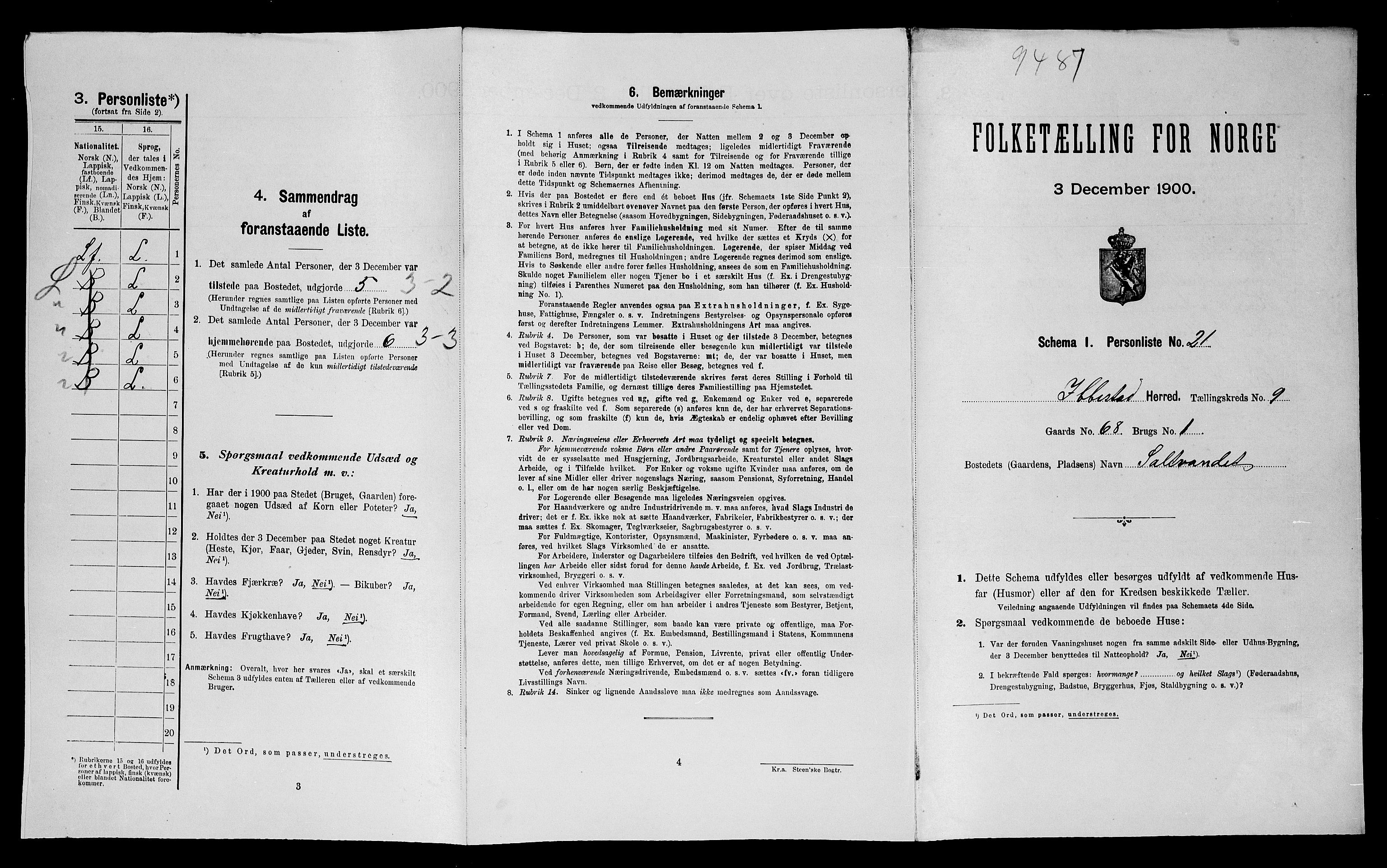 SATØ, Folketelling 1900 for 1917 Ibestad herred, 1900, s. 117
