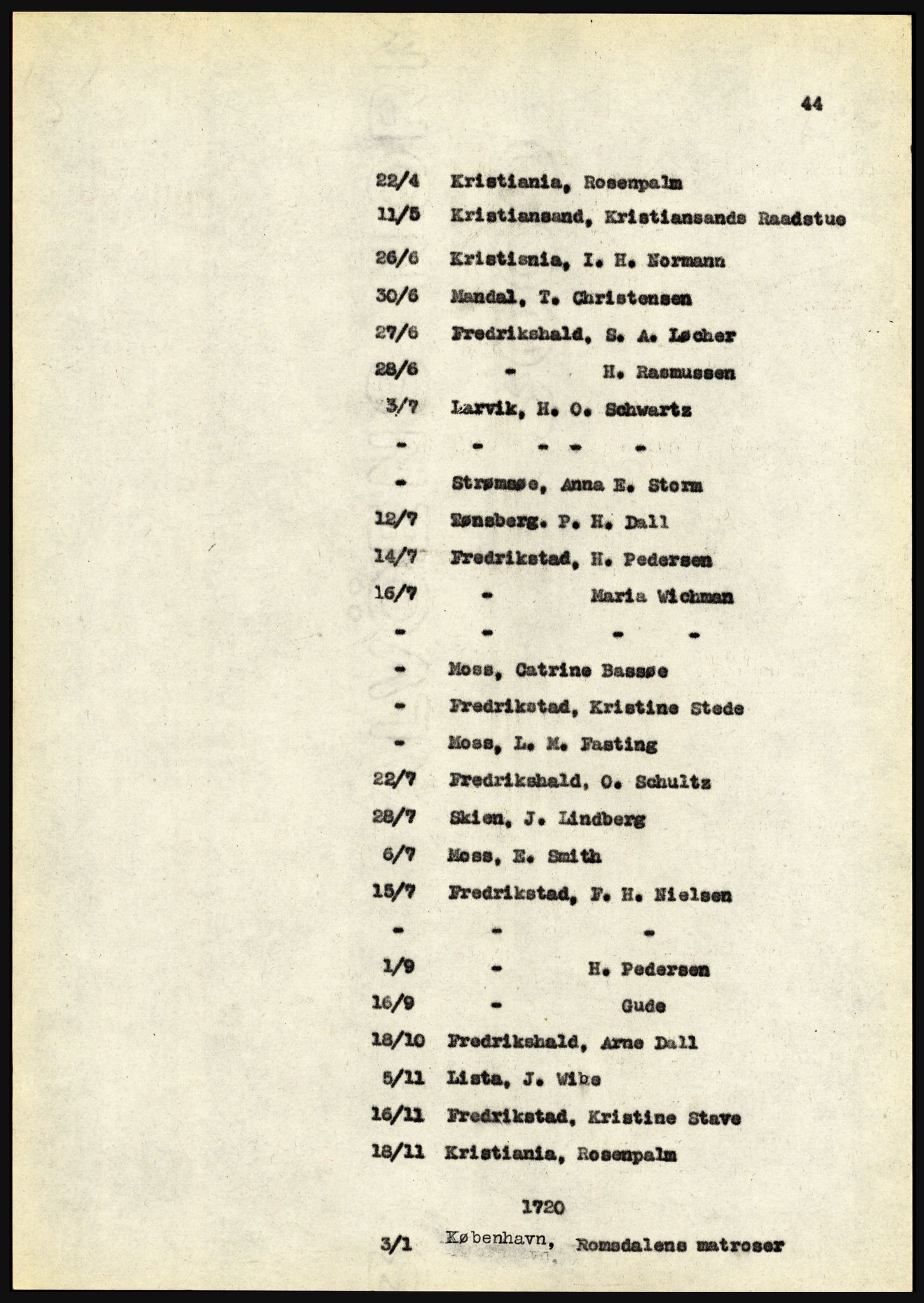 Riksarkivet, Seksjon for eldre arkiv og spesialsamlinger, AV/RA-EA-6797/H/Ha, 1953, s. 44
