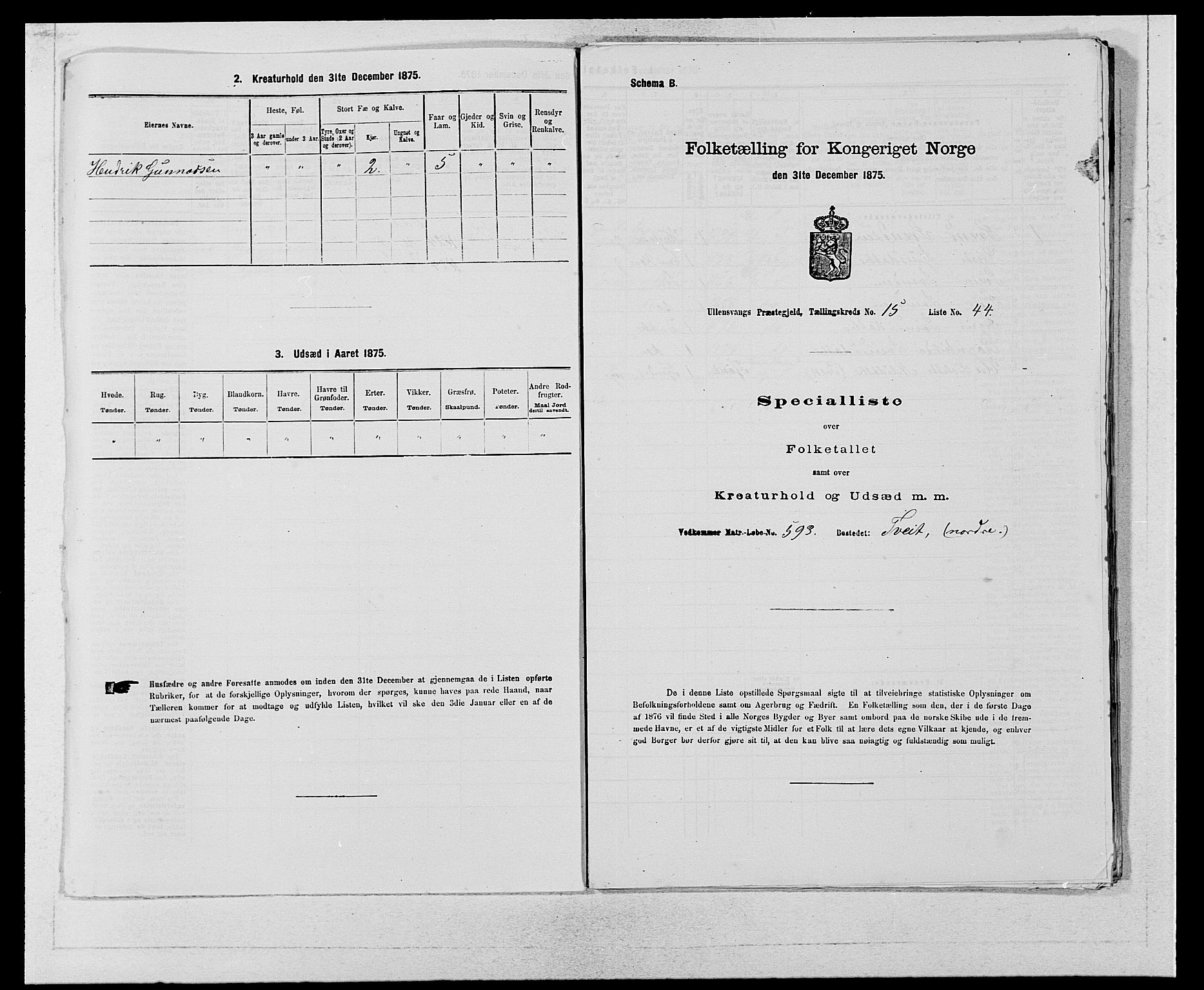 SAB, Folketelling 1875 for 1230P Ullensvang prestegjeld, 1875, s. 1552