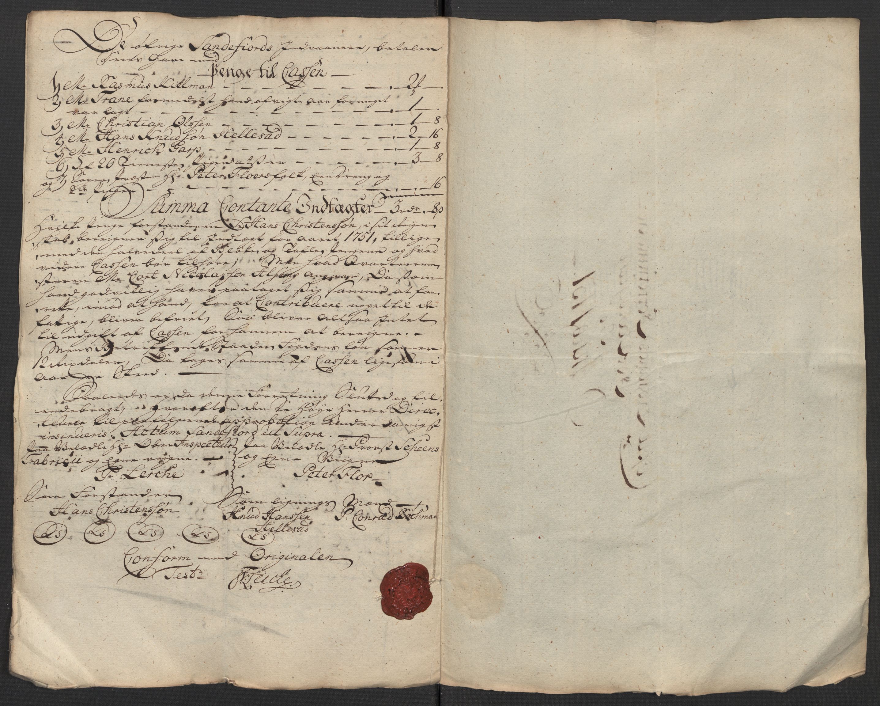 Kristiania tukthus, AV/SAO-A-10644/A/Ad/Adb/L0011: Innkomne skriv, rapporter og regnskap, 1742-1783, s. 196