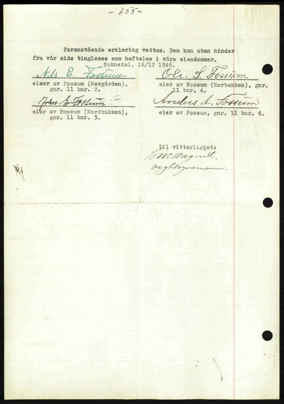 Gauldal sorenskriveri, SAT/A-0014/1/2/2C: Pantebok nr. A3, 1947-1947, Dagboknr: 28/1947