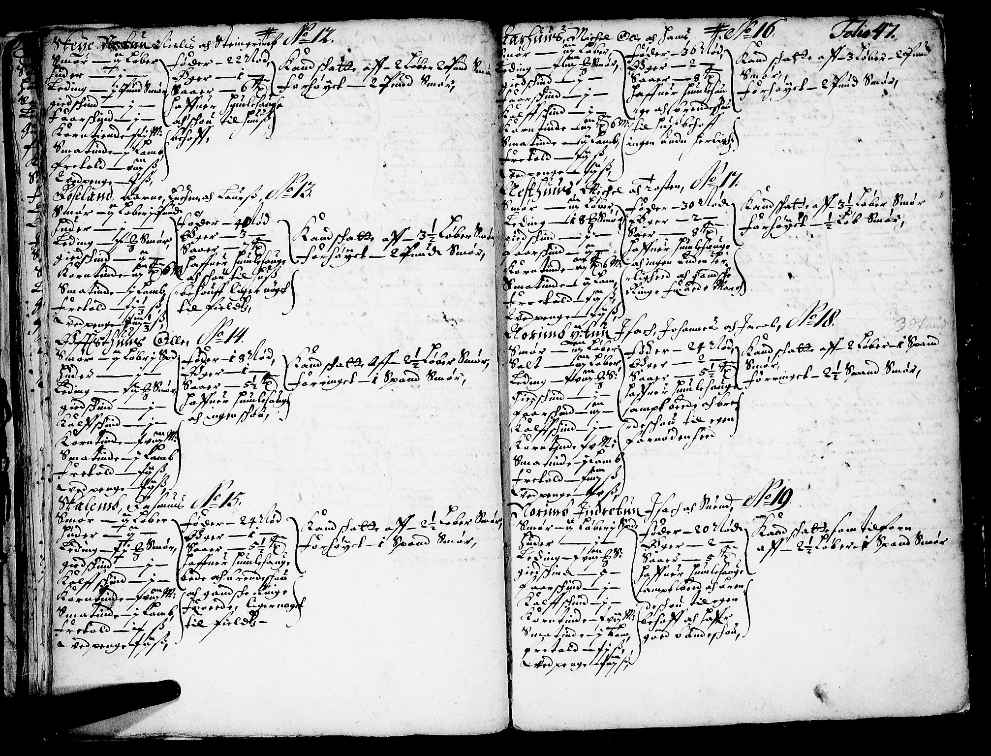 Rentekammeret inntil 1814, Realistisk ordnet avdeling, AV/RA-EA-4070/N/Nb/Nba/L0037: Hardanger fogderi, 1667, s. 46b-47a