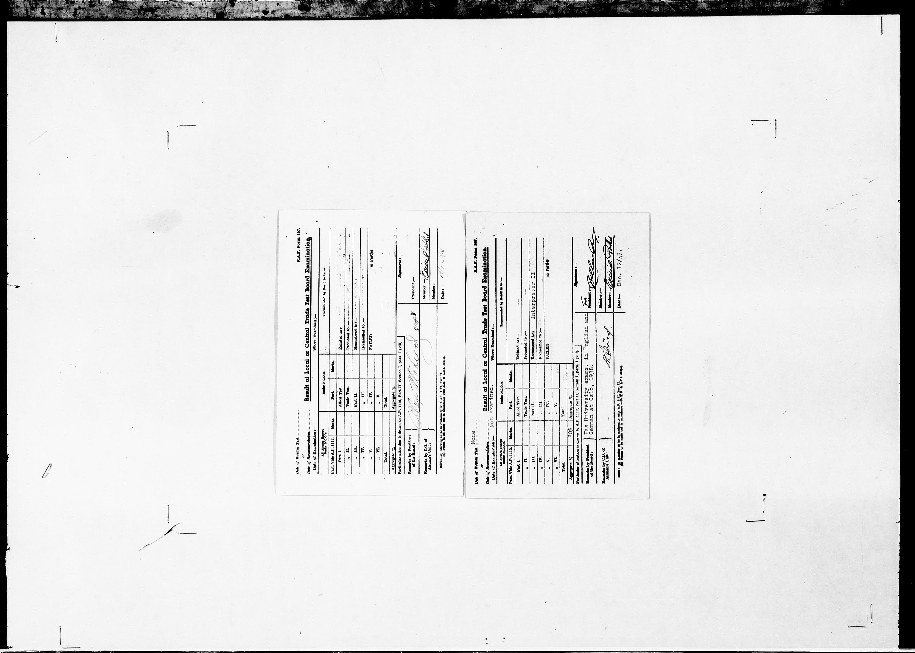 Forsvaret, Flyvåpnenes treningsleir 1940-1945, RA/RAFA-3974/V/L0047: Ekspedisjonskontoret.
Personellsaker N - Ø., 1940-1945