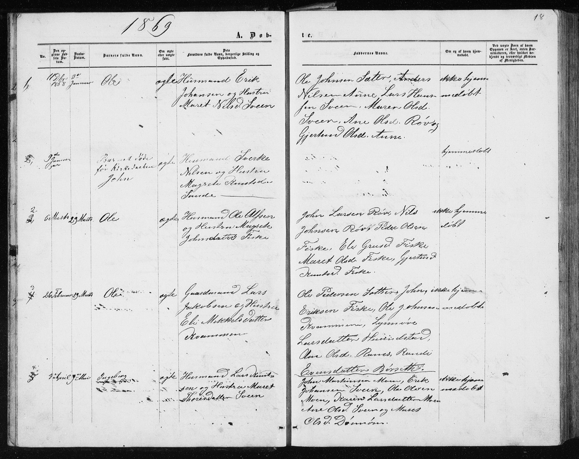 Ministerialprotokoller, klokkerbøker og fødselsregistre - Møre og Romsdal, AV/SAT-A-1454/597/L1064: Klokkerbok nr. 597C01, 1866-1898, s. 18