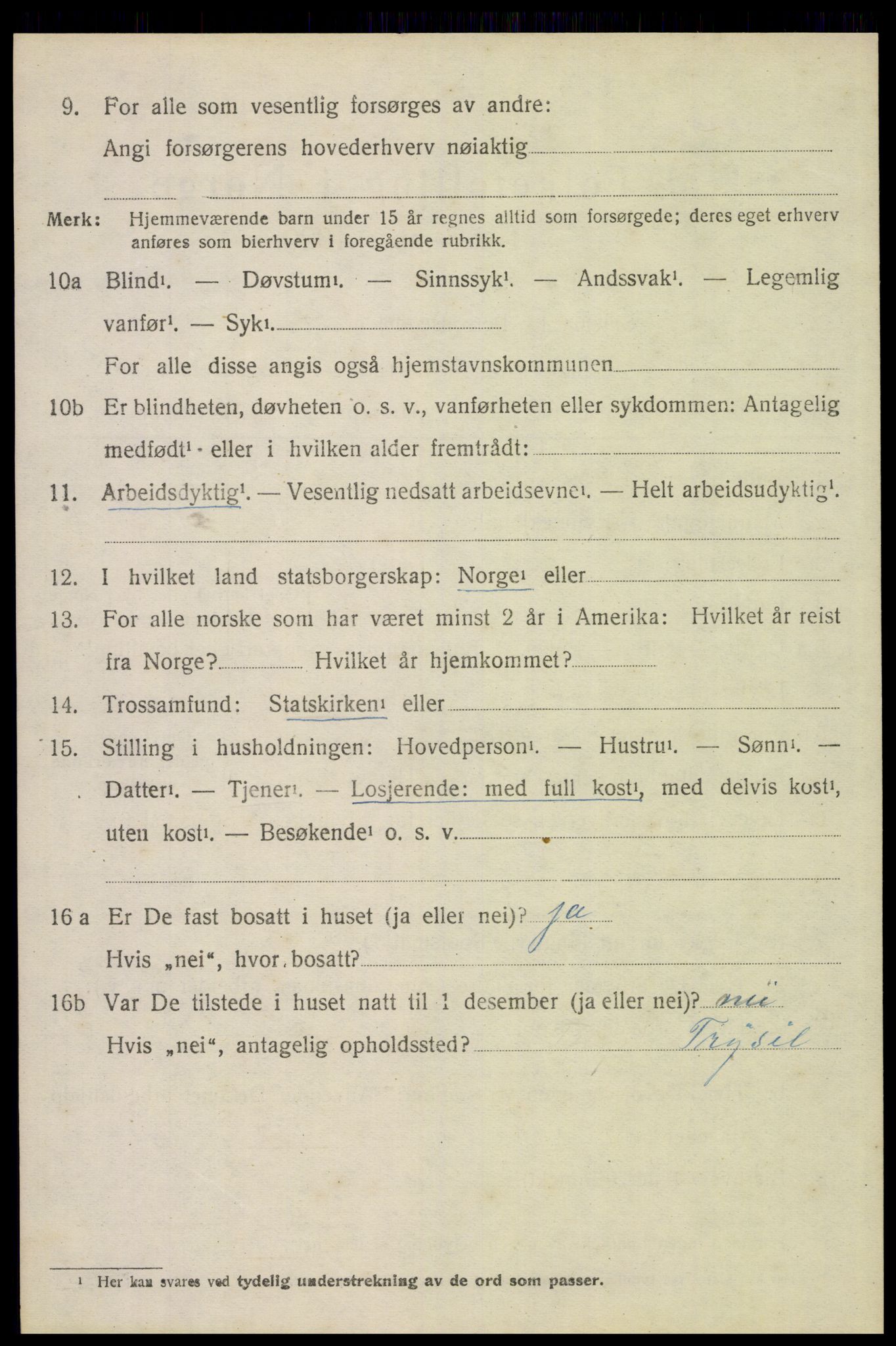 SAH, Folketelling 1920 for 0428 Trysil herred, 1920, s. 12746