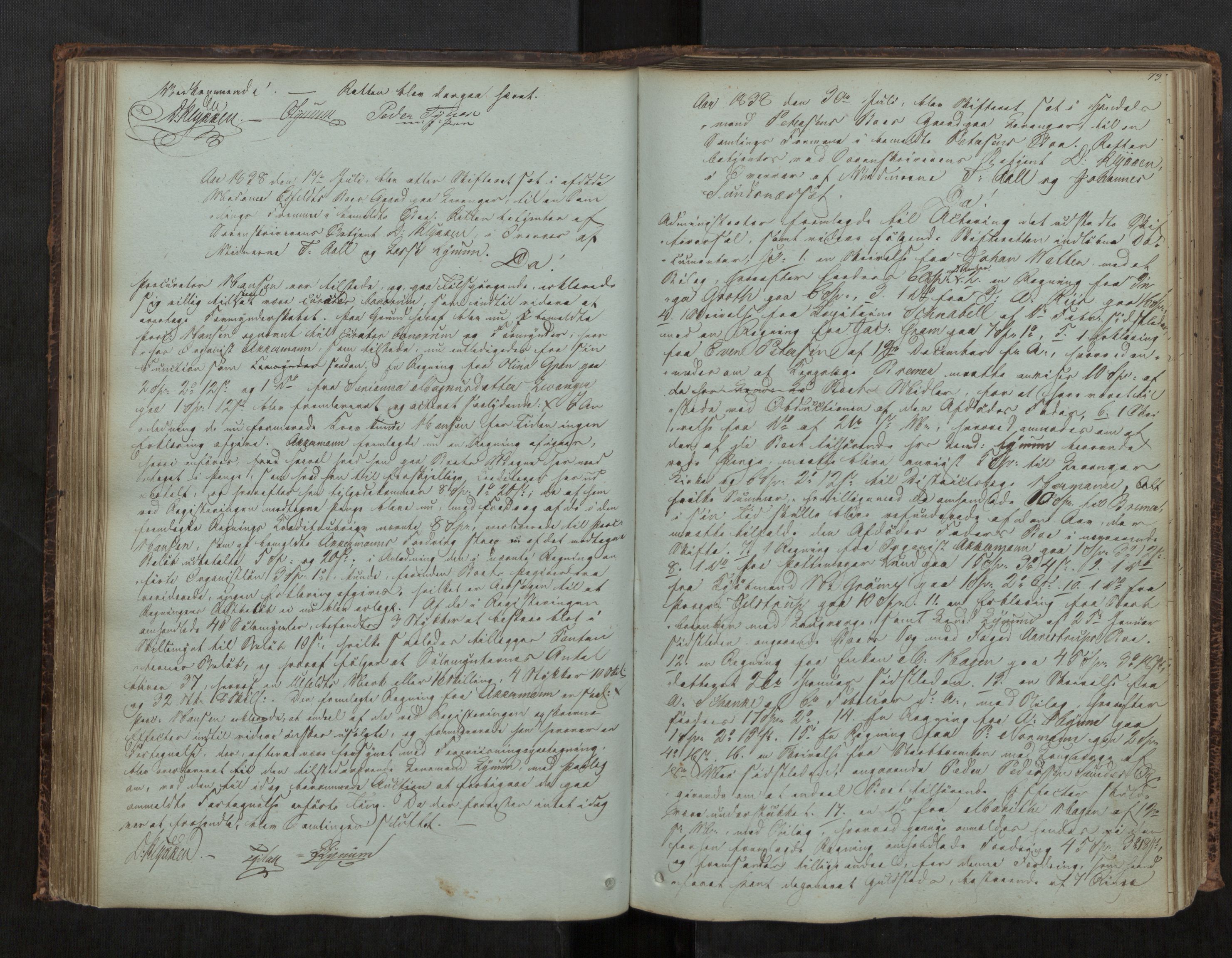 Stjør- og Verdal sorenskriveri, AV/SAT-A-4167/1/3/3A/L0036: Skifteprotokoll 31, 1835-1843, s. 73