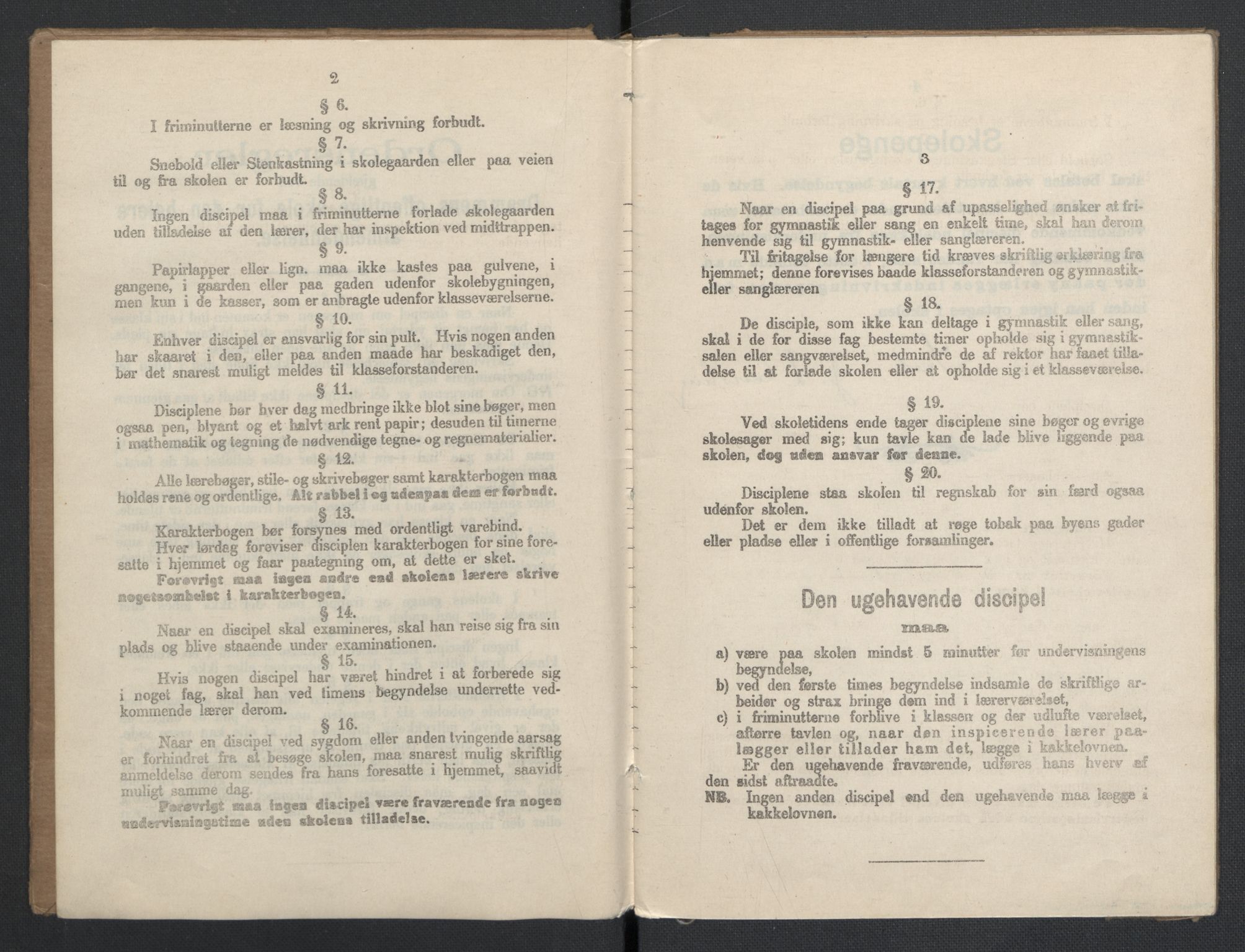 Quisling, Vidkun, AV/RA-PA-0750/K/L0001: Brev til og fra Vidkun Quisling samt til og fra andre medlemmer av familien Quisling, samt Vidkun Quislings karakterbøker, 1894-1929, s. 241