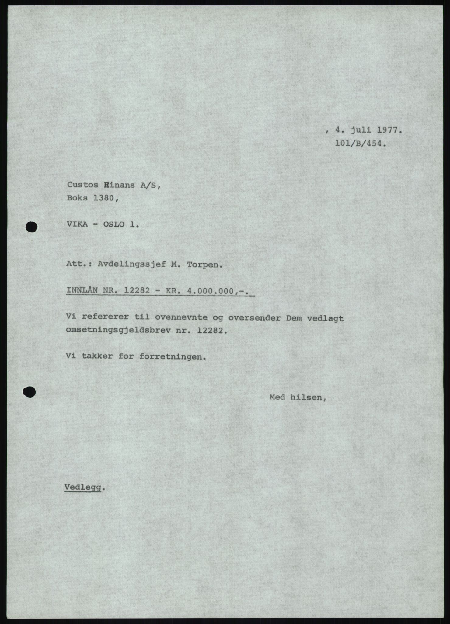 Pa 1503 - Stavanger Drilling AS, AV/SAST-A-101906/D/L0007: Korrespondanse og saksdokumenter, 1974-1981, s. 1179